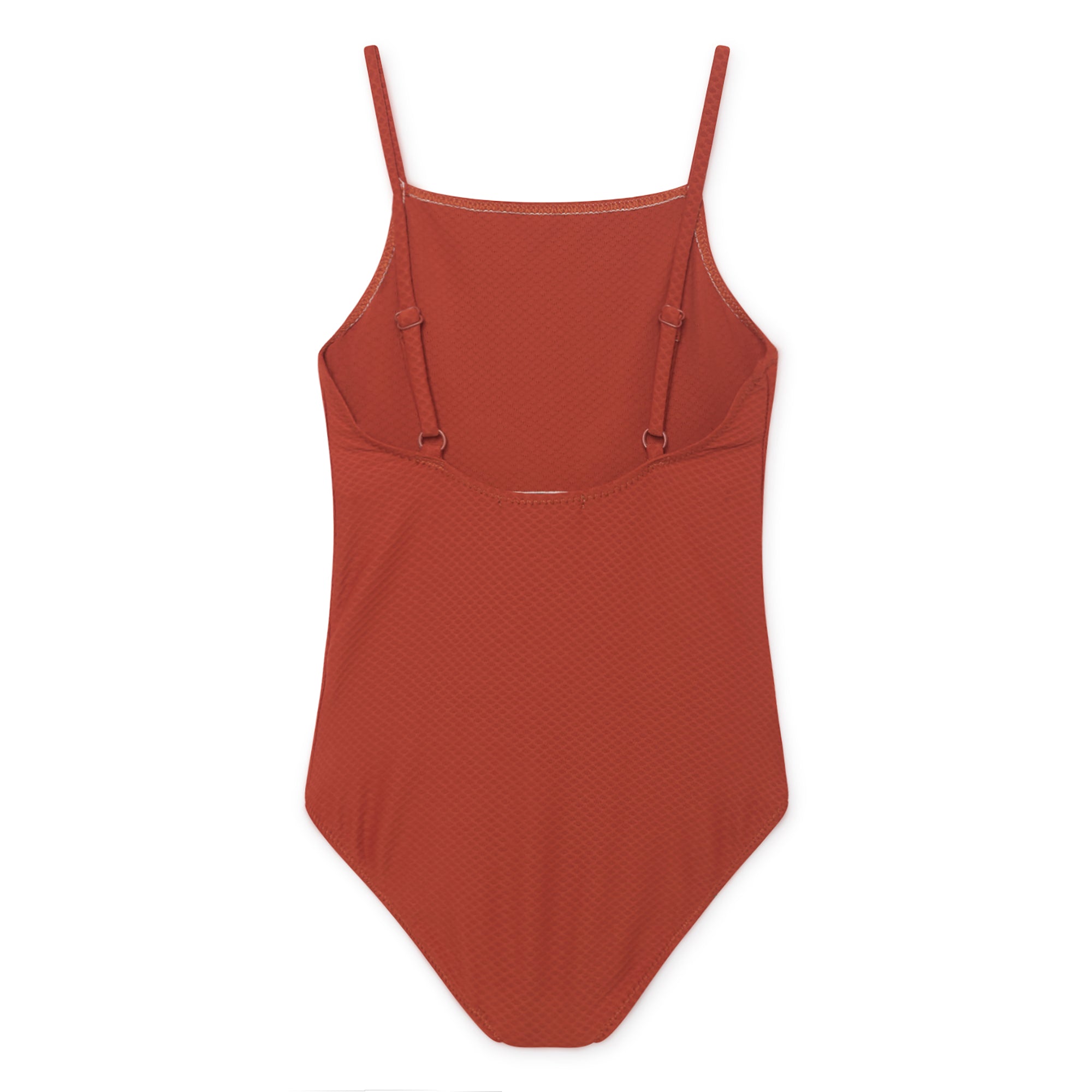 Girls Red Clay Cherry Swimsuit