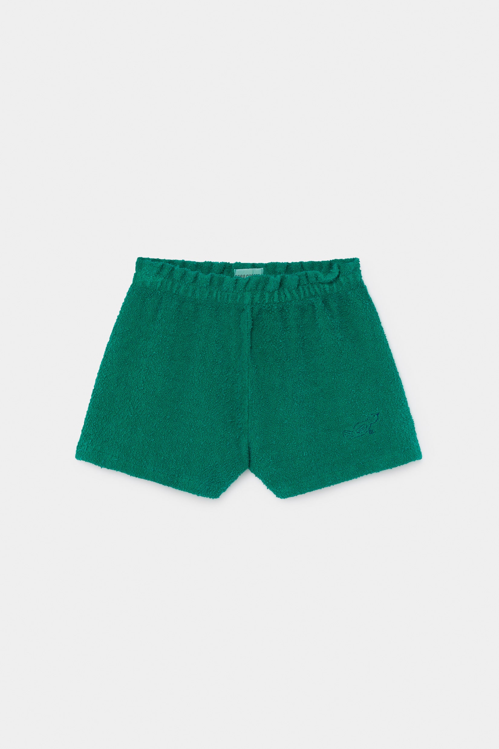 Girls Green Cotton Shorts