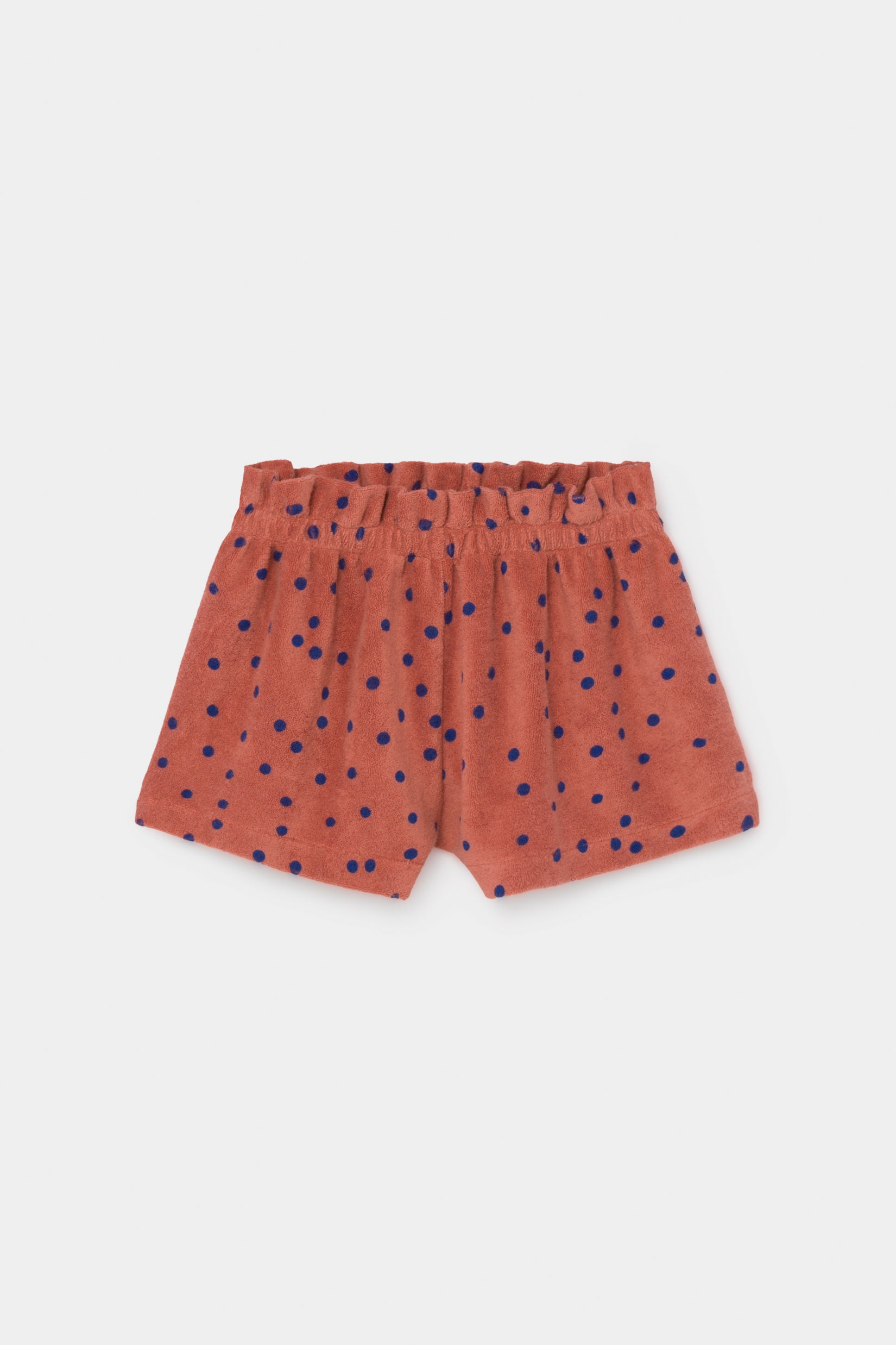 Girls Maple Leaf Dots Towel Shorts