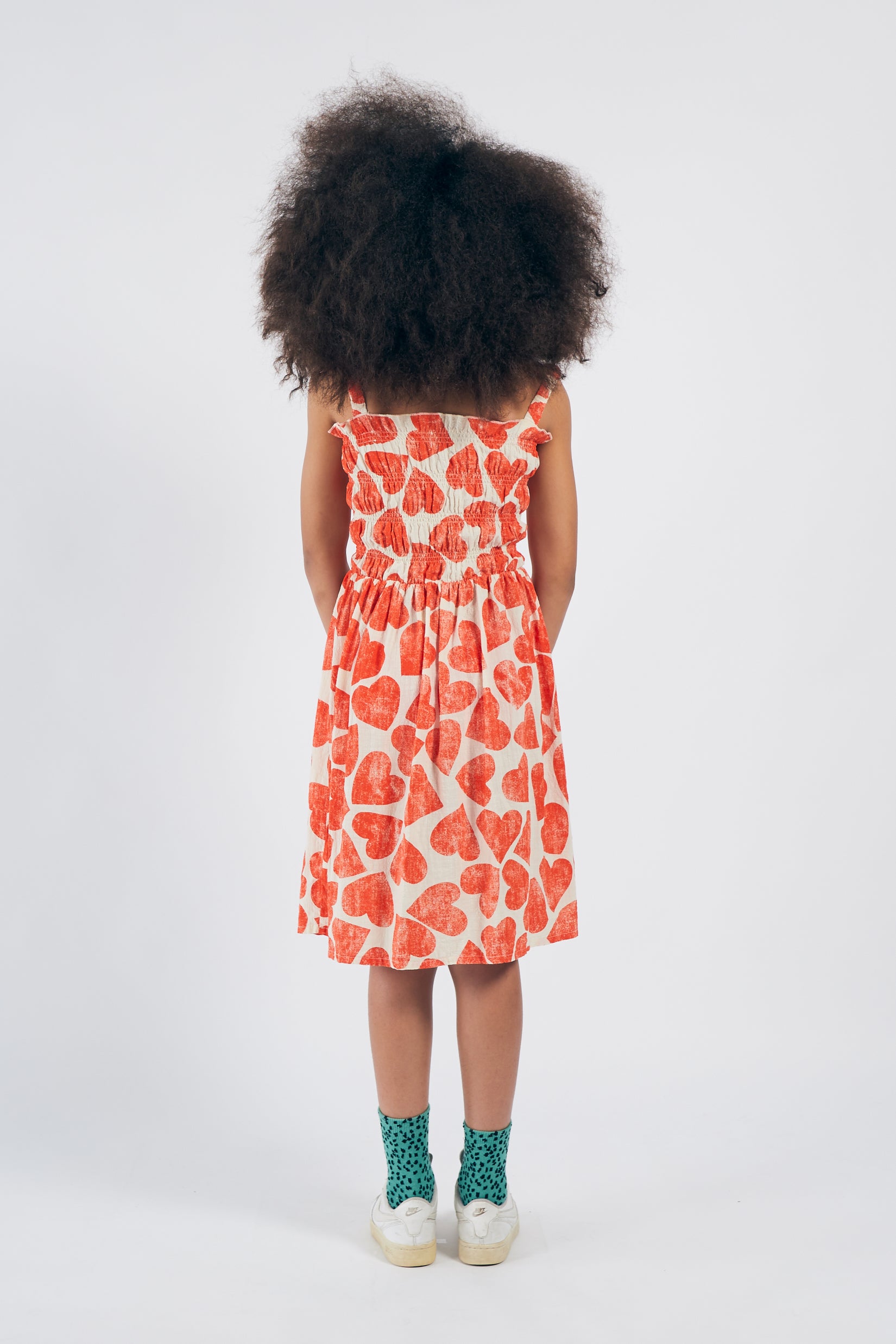 Girls Red Heart Dress