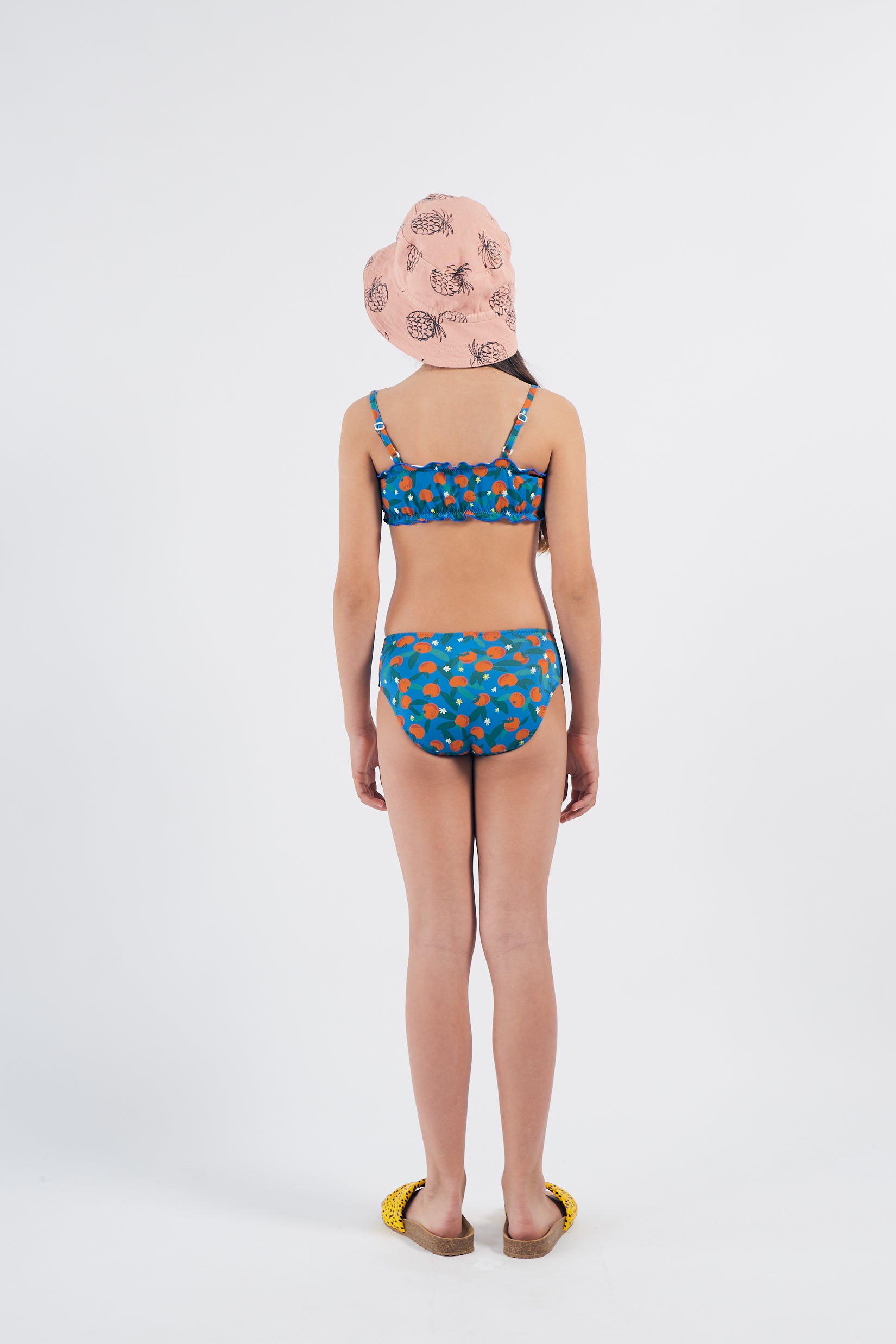 Girls Blue Orange  Bikini