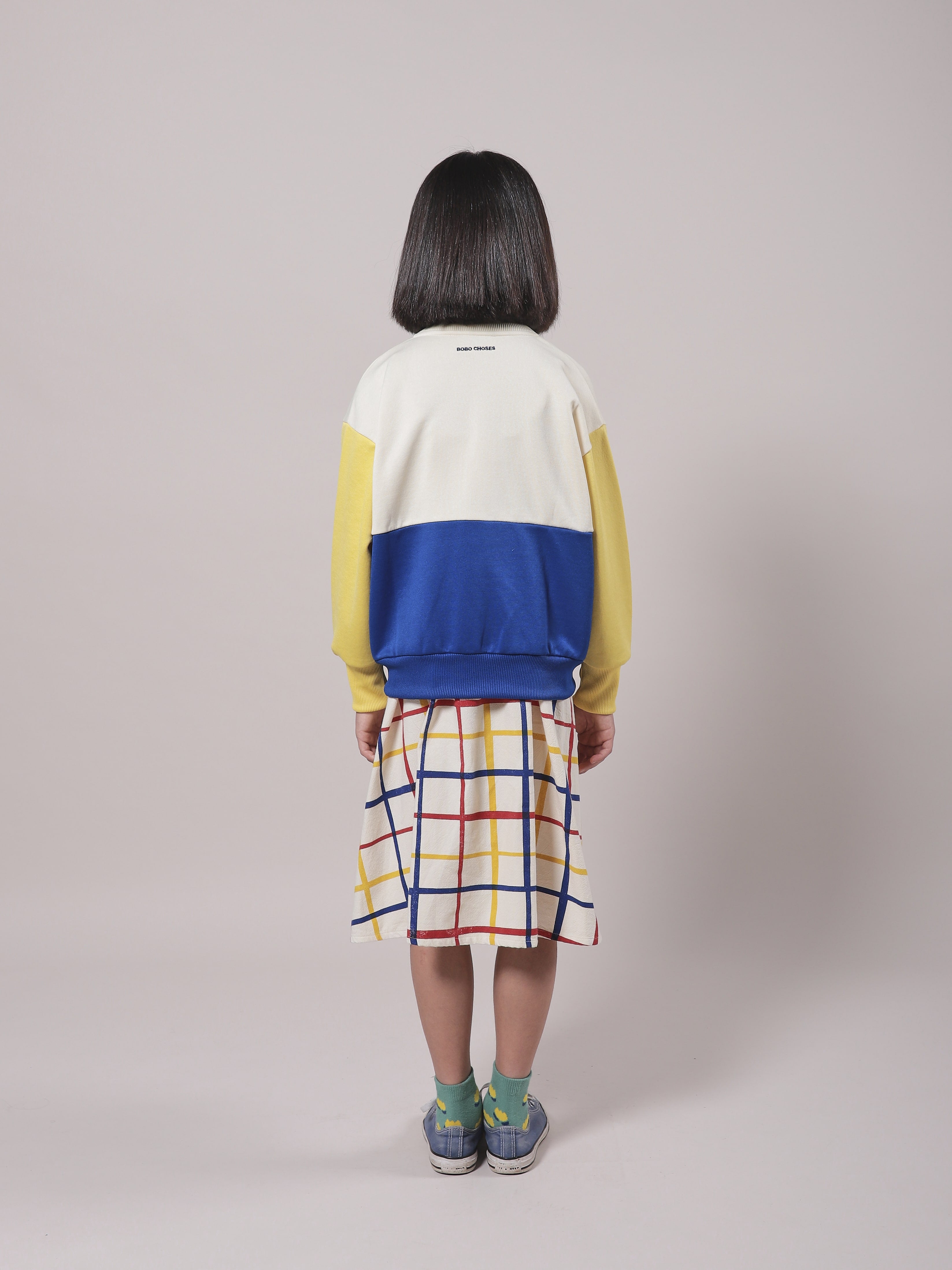 Girls White Bird Zip-Up Sweatshirt