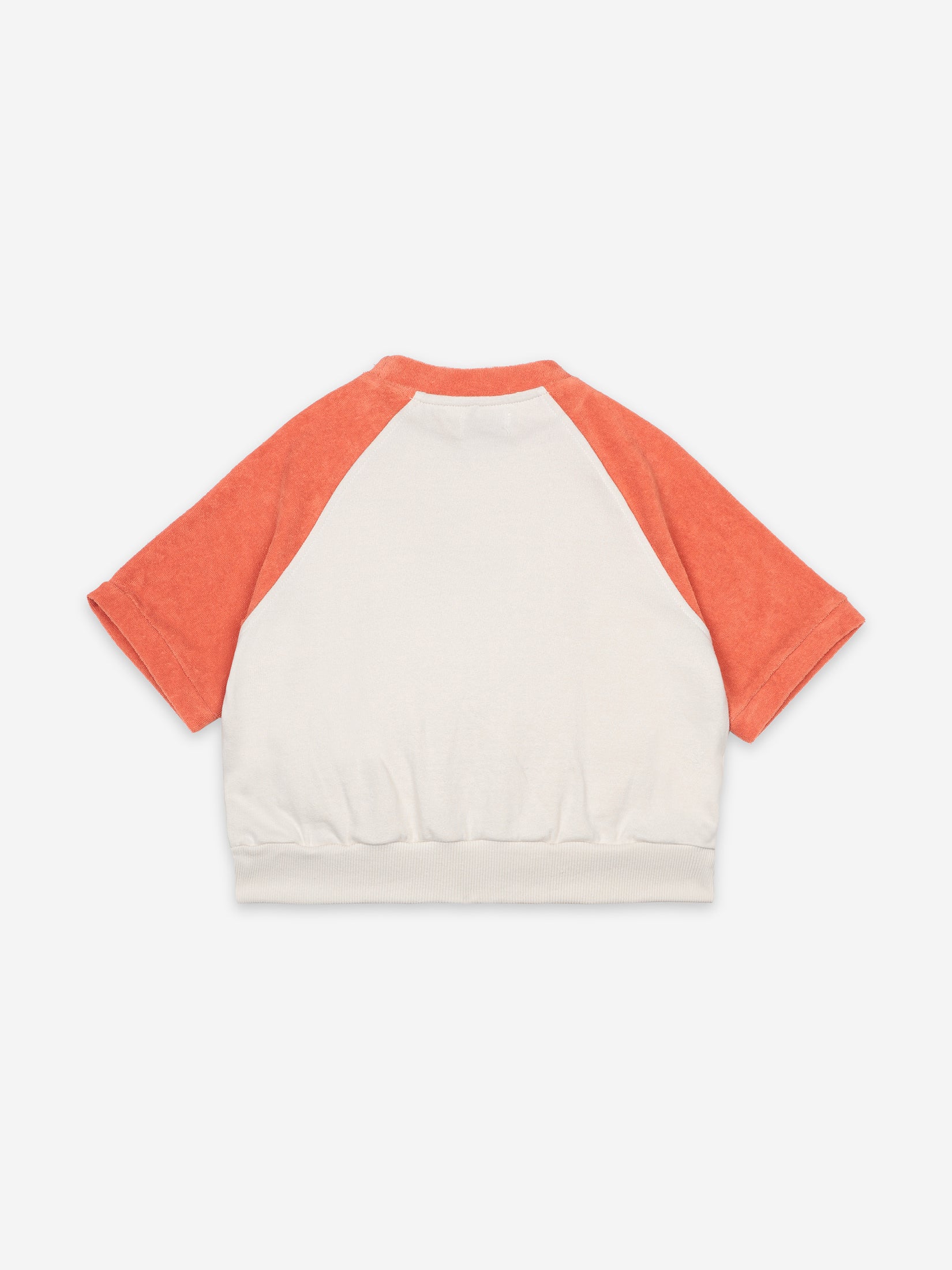 Girls White Logo Cotton Sweatshirt