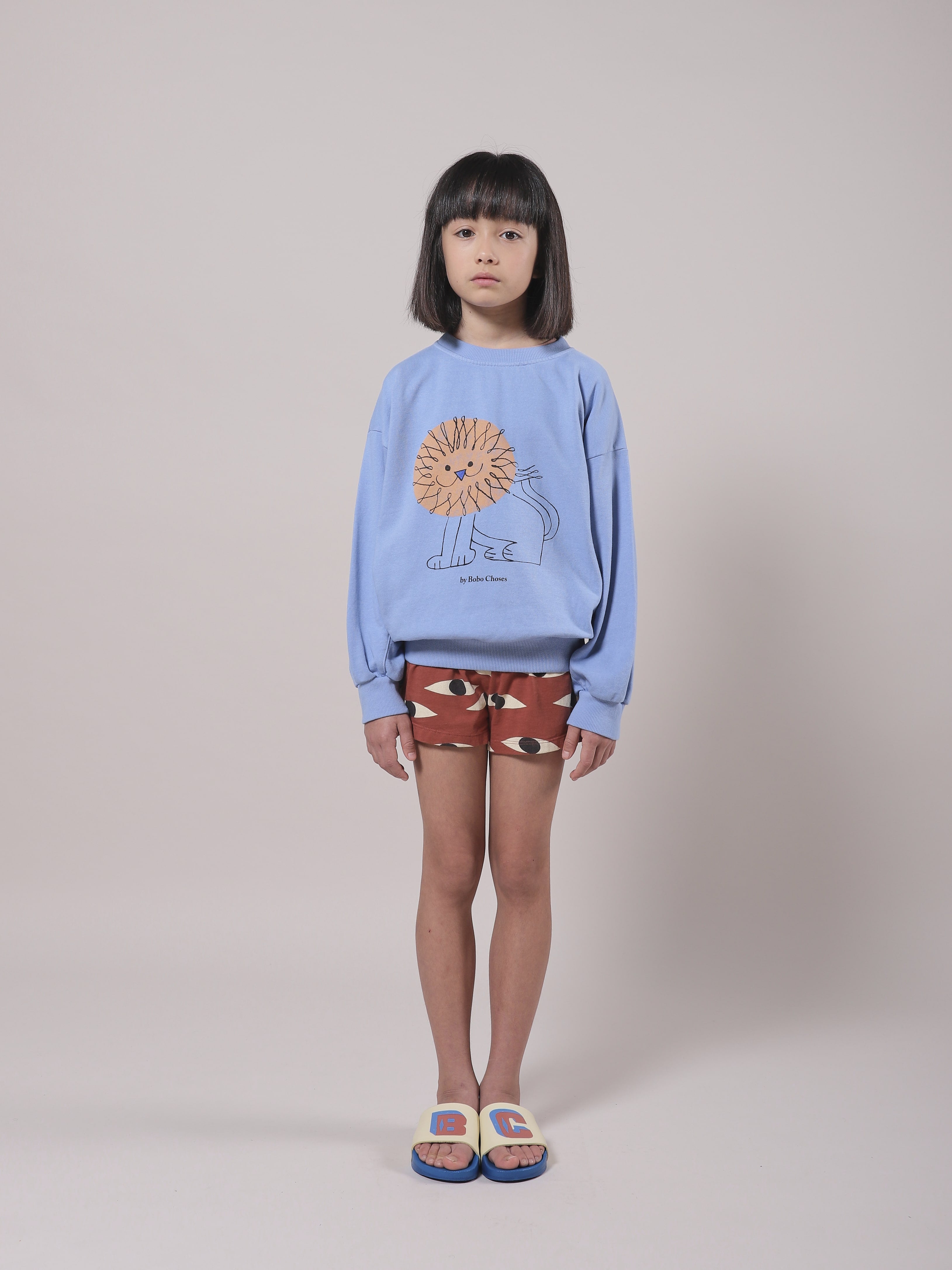Girls Brown Eyes Cotton Shorts