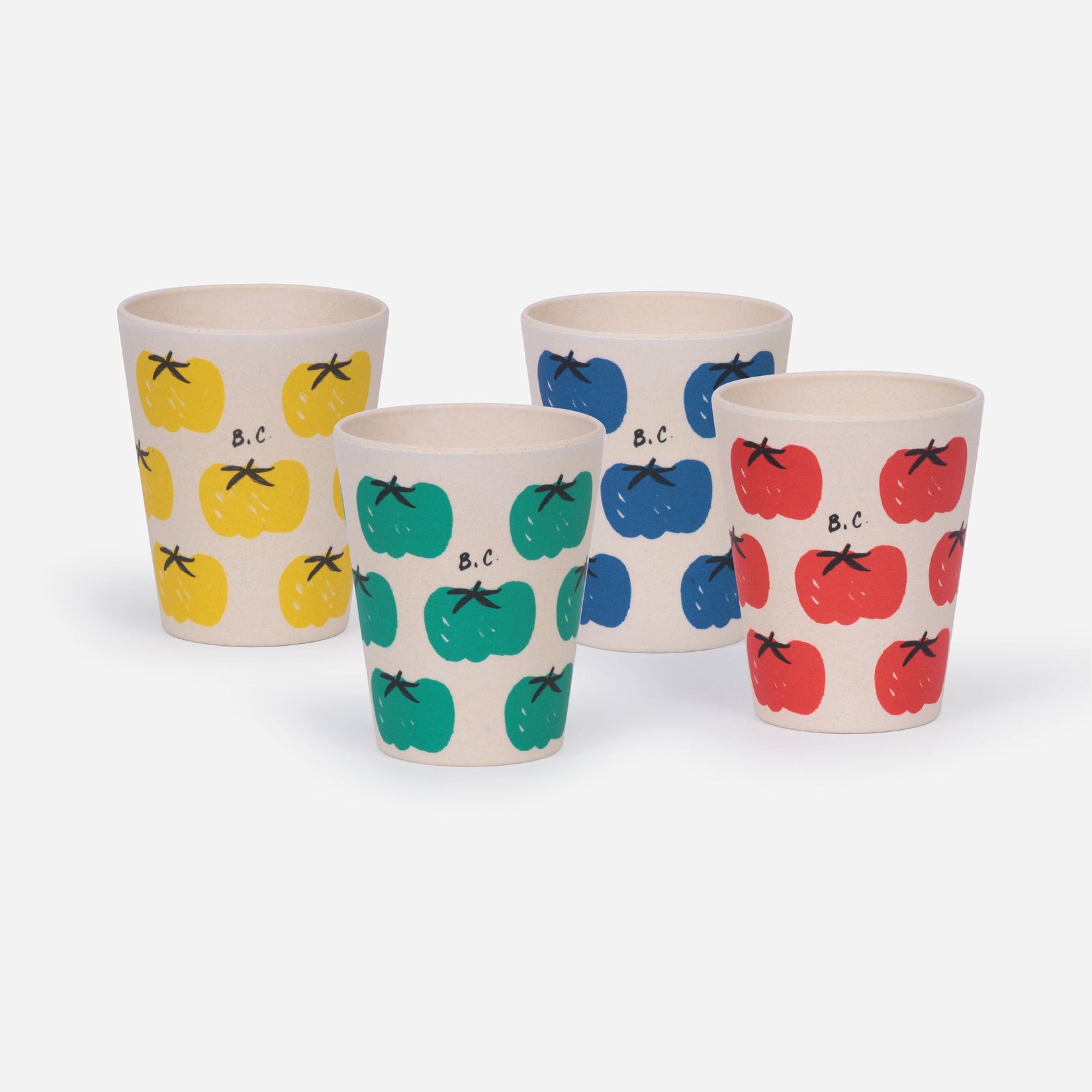 Tomatoes Bamboo Glasses