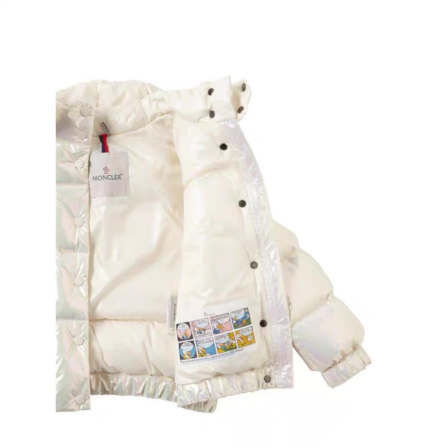 Girls Multicolor Padded Down Jacket