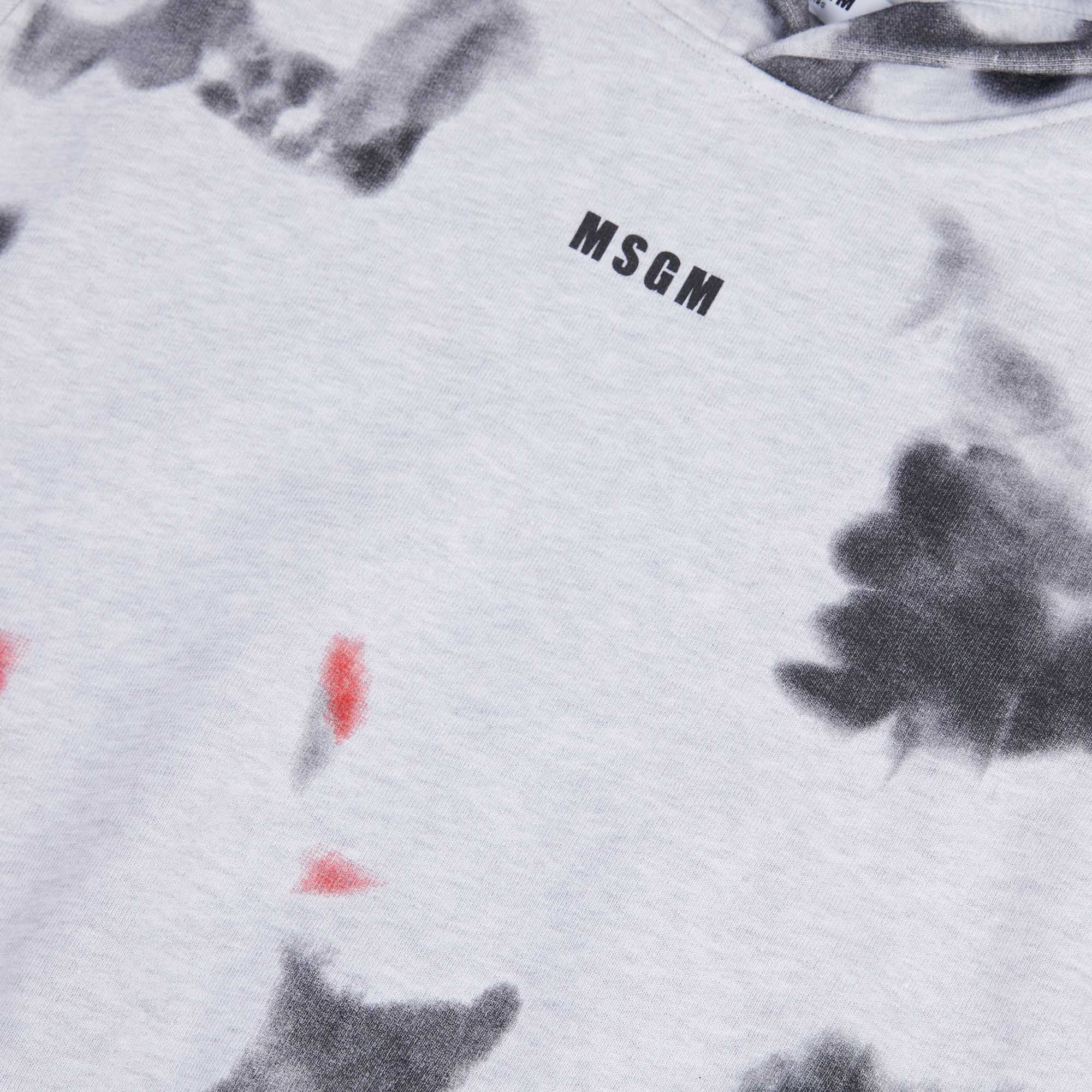Boys & Girls Grey Hooded Sweatshirt