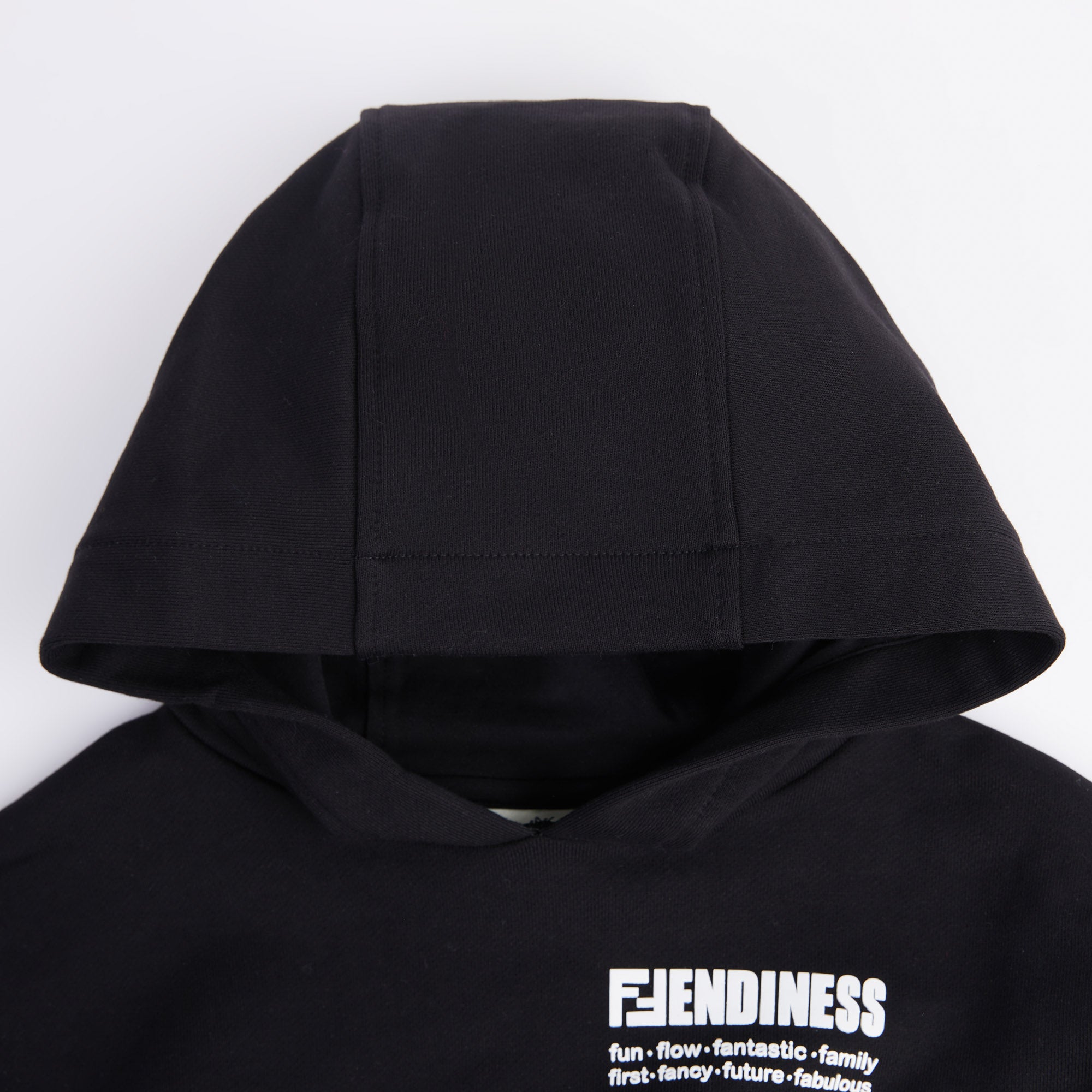 Girls Black Hooded Sweatshirt