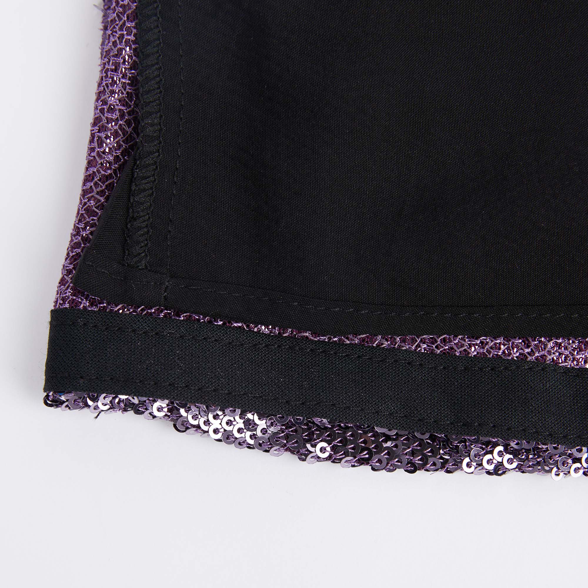 Girls Purple Sequins Dress