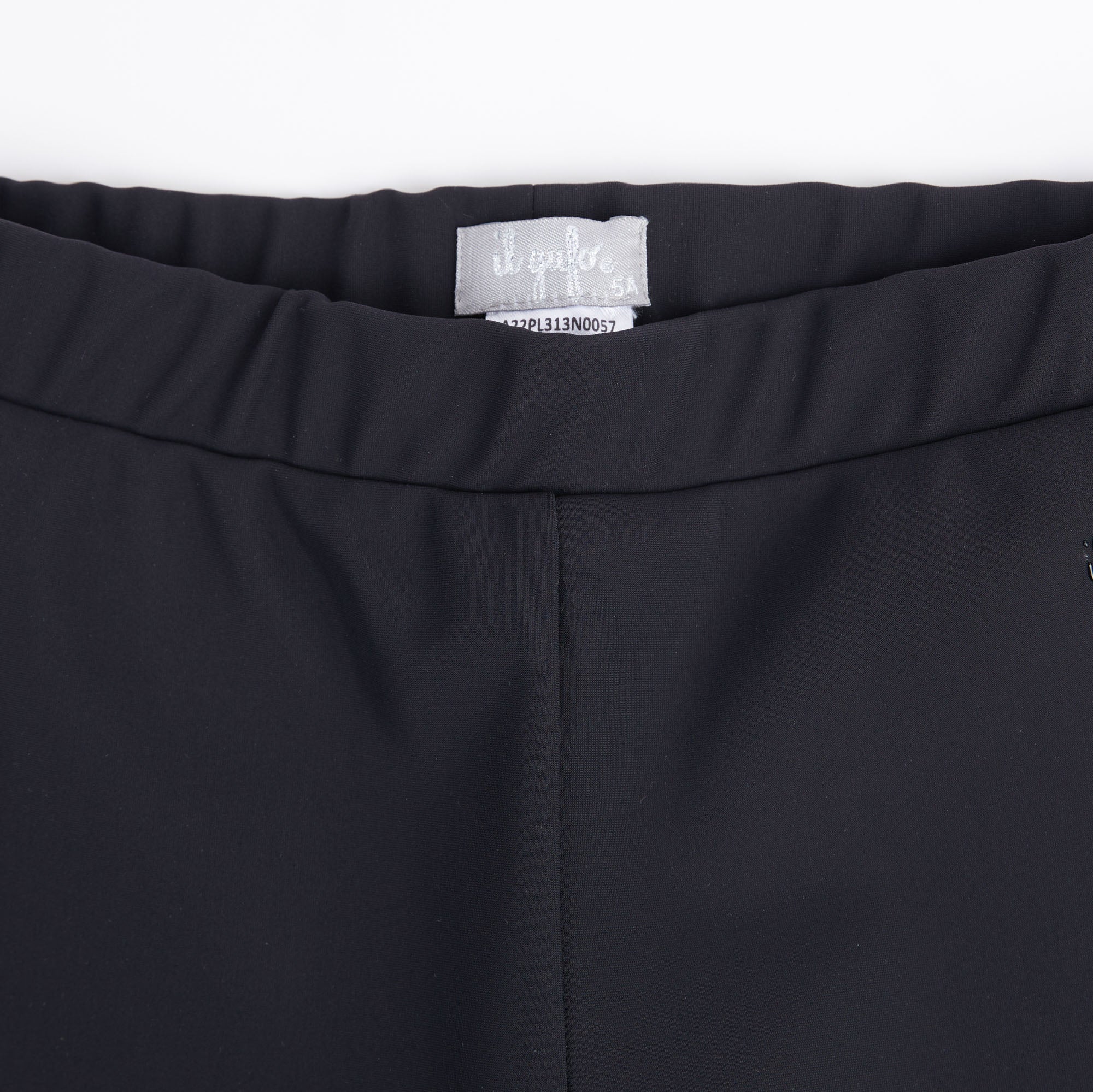 Girls Black Logo Trousers