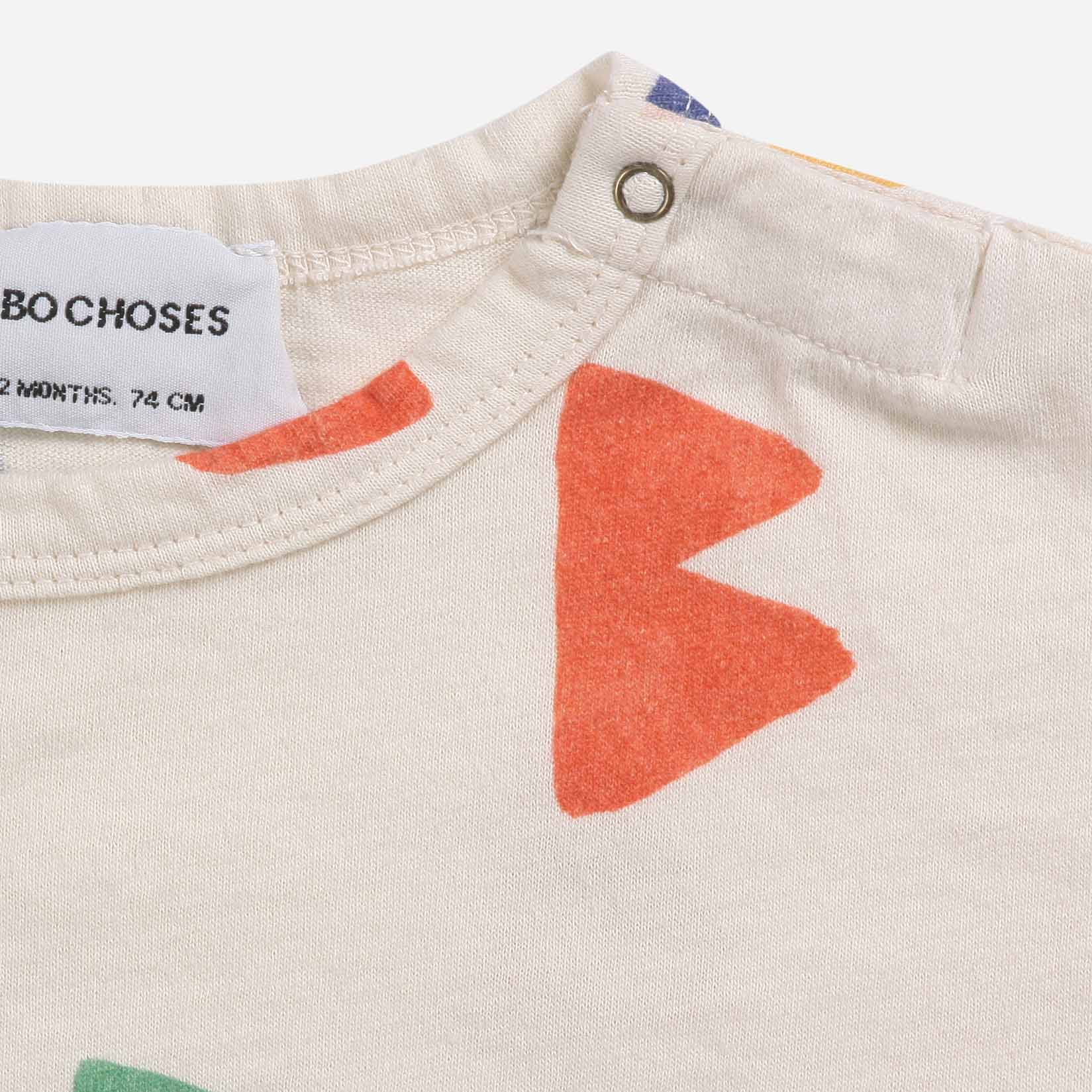 Baby Boys & Girls White Cotton T-Shirt