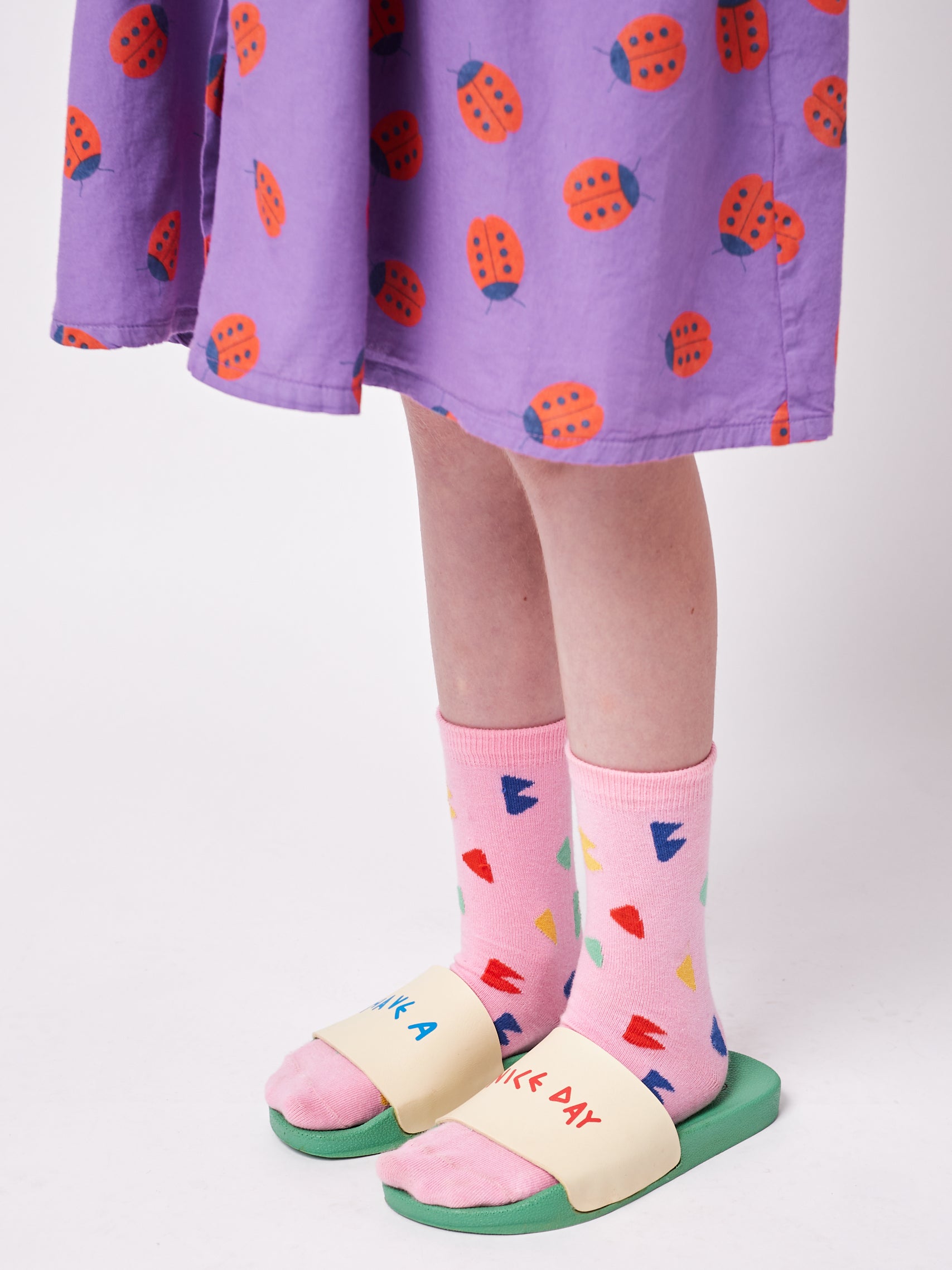 Girls Pink Long Socks