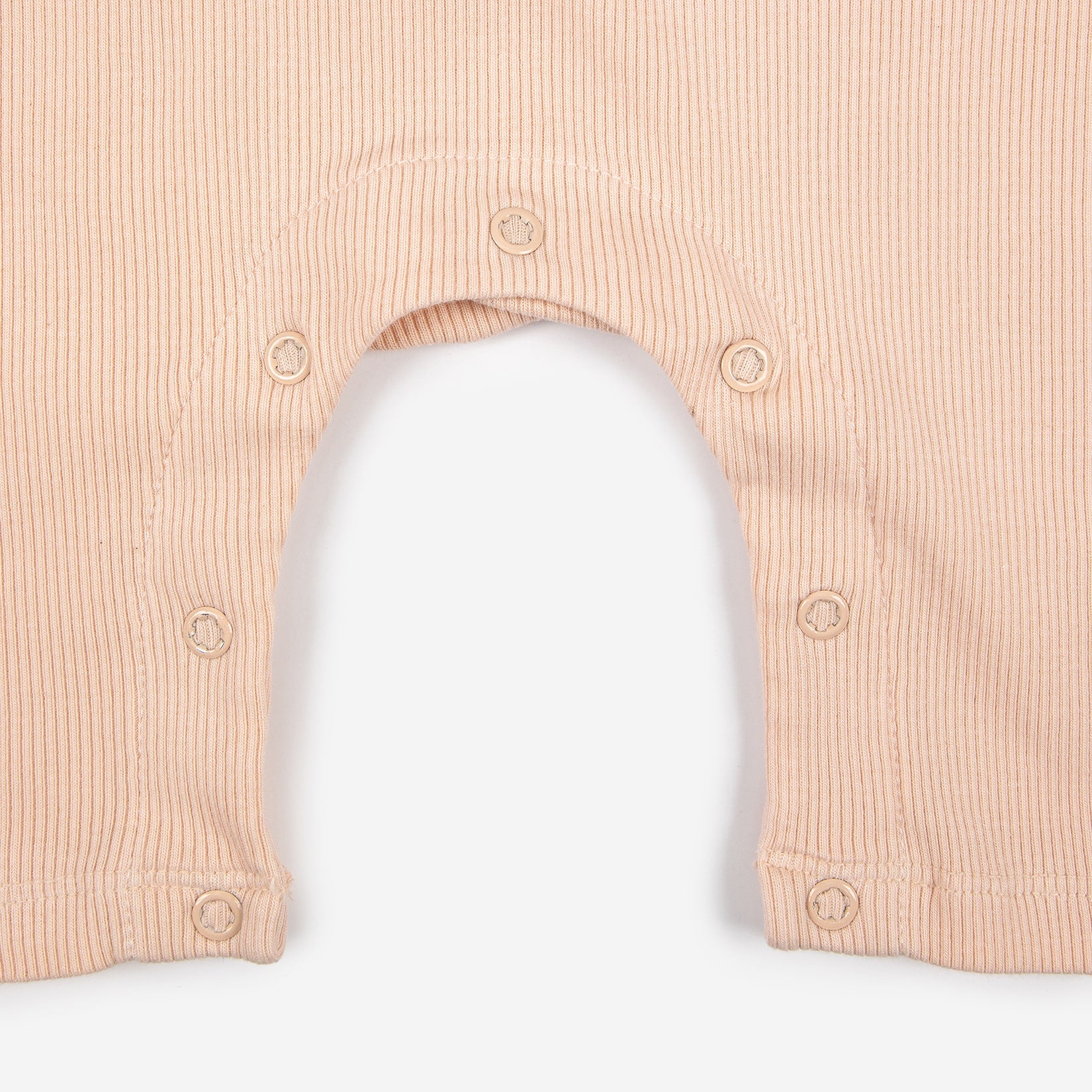 Baby Girls Light Pink Cotton Babysuit