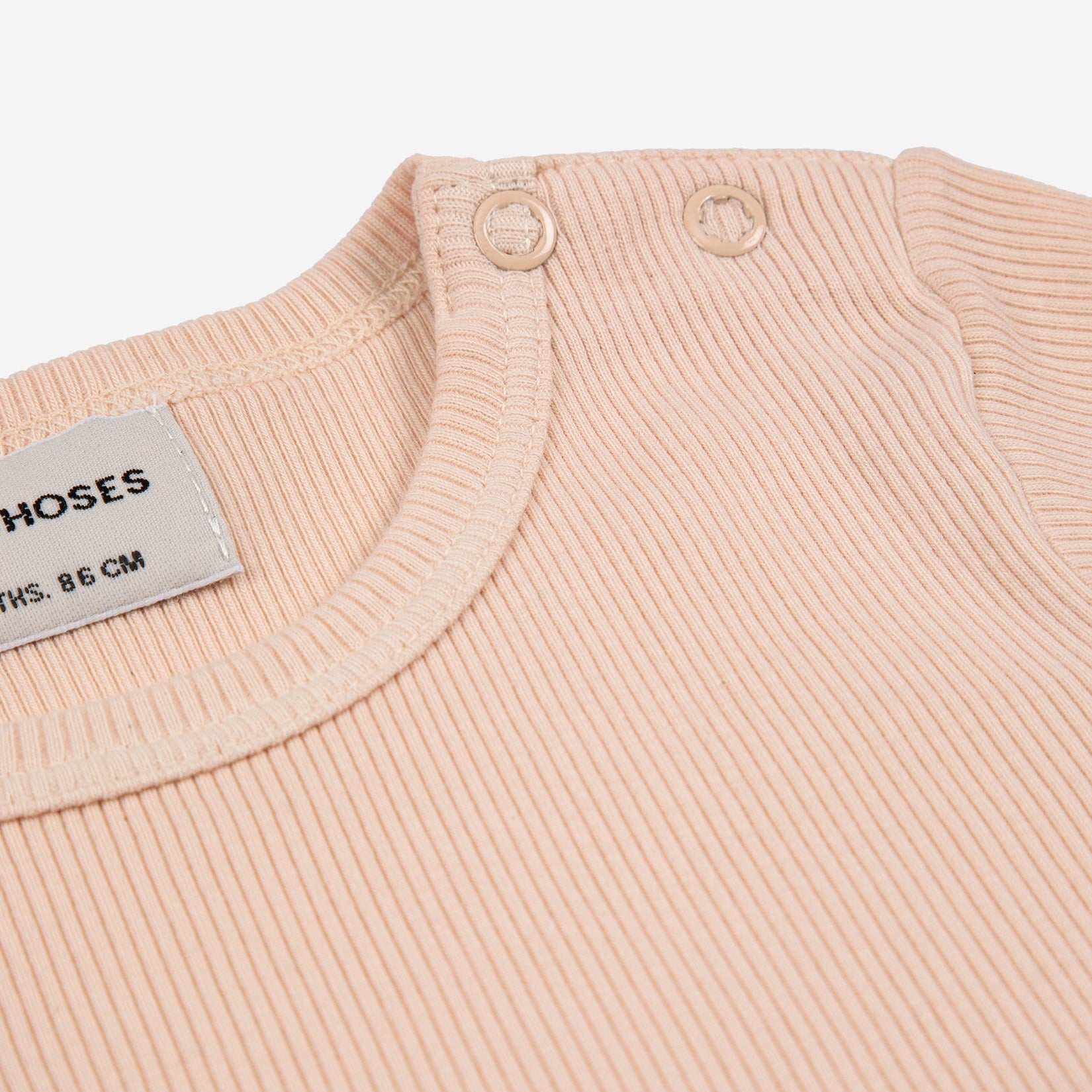 Baby Girls Light Pink Cotton Babysuit