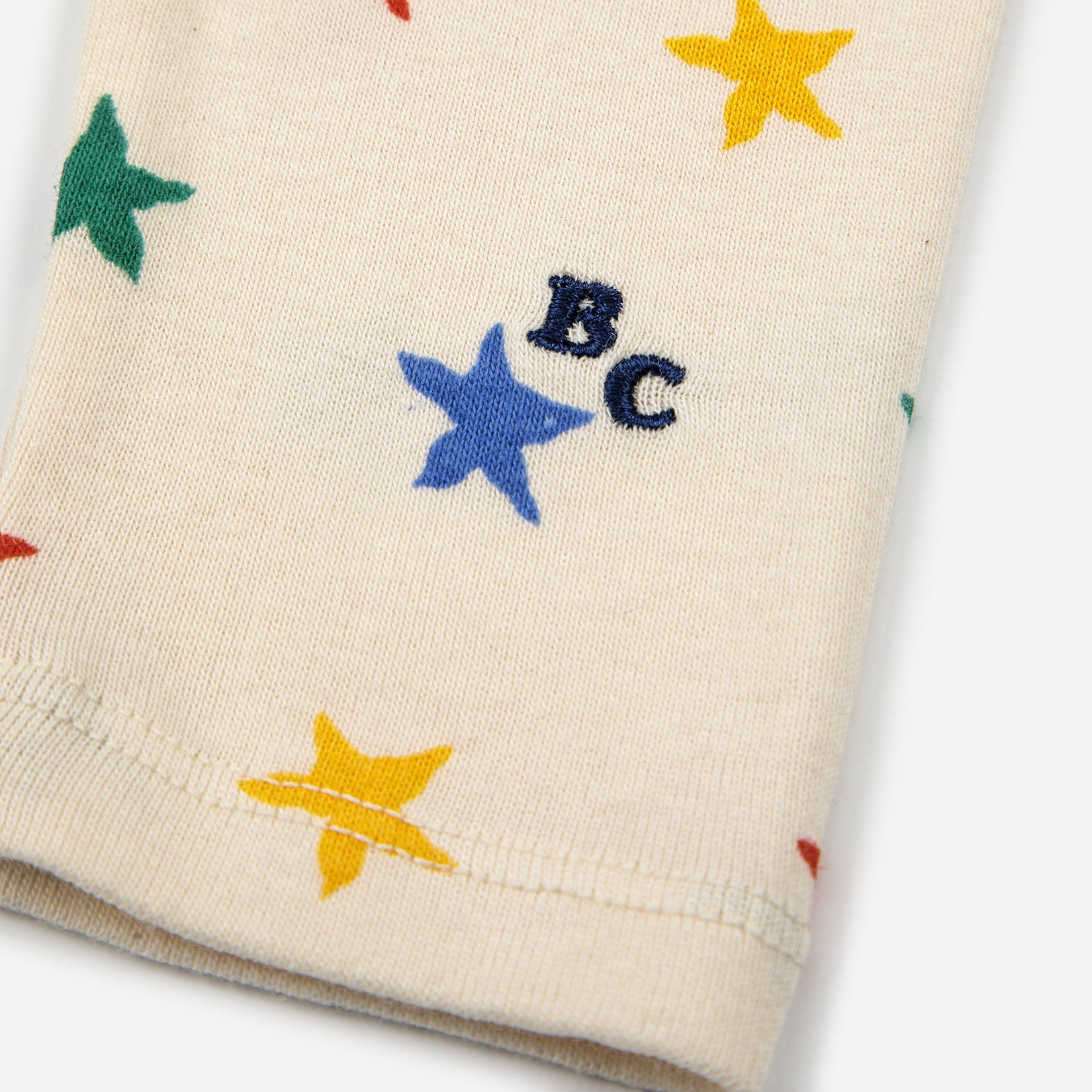 Baby Girls White Stars Cotton Leggings