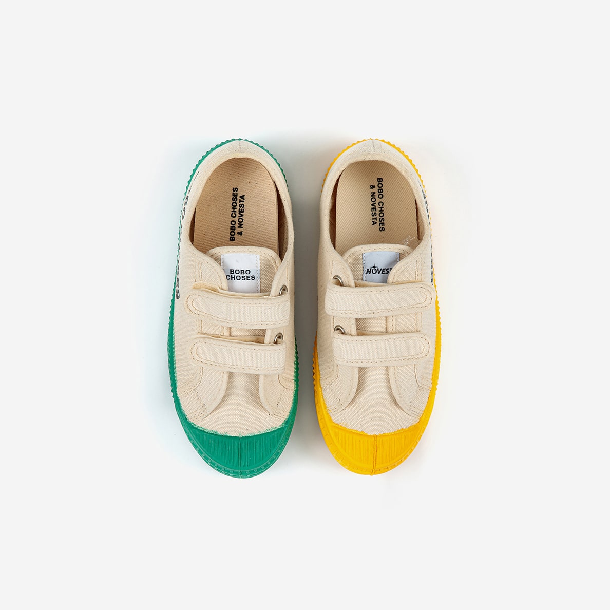 Boys & Girls Beige Logo Canvas Shoes