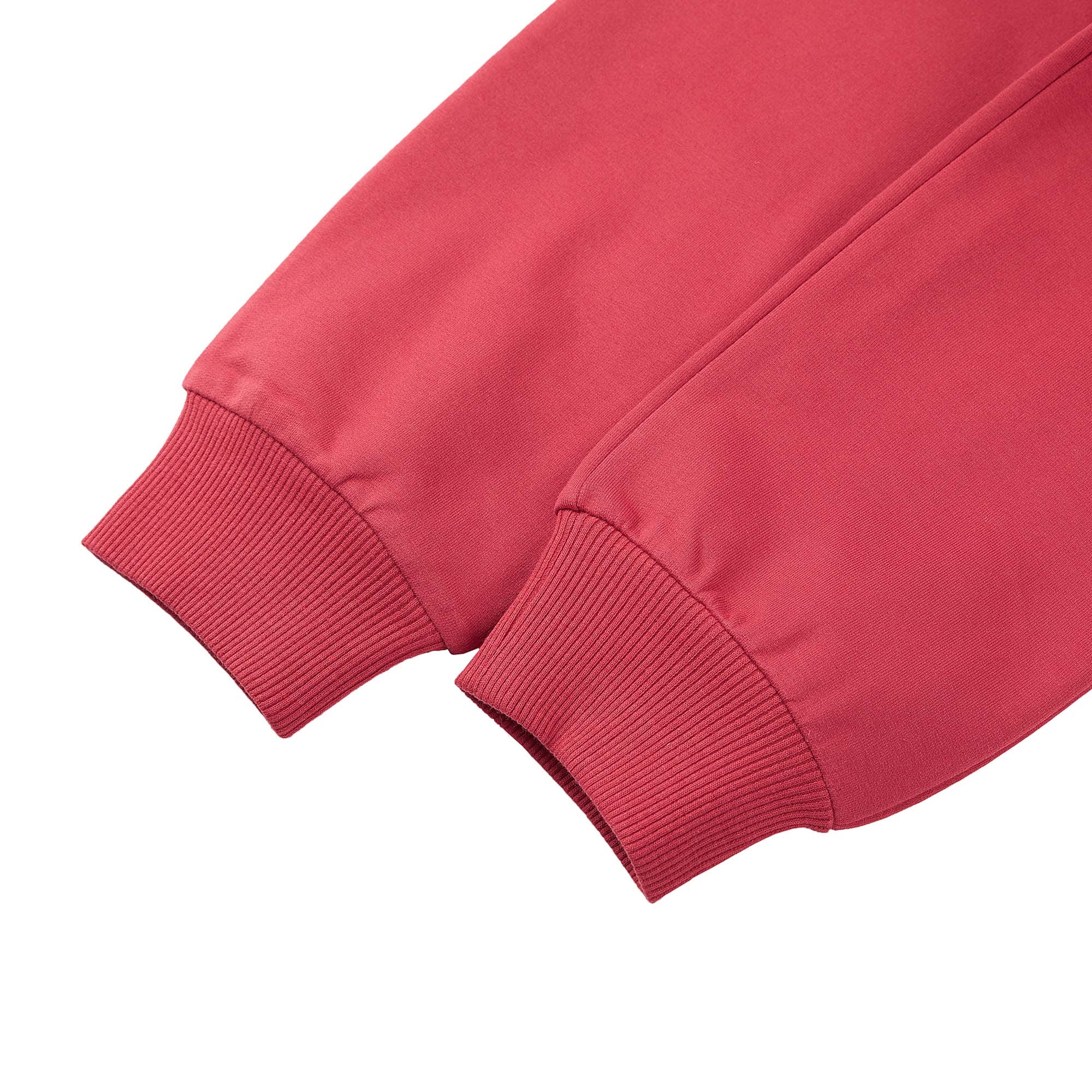 Girls Red Cotton Tracksuit