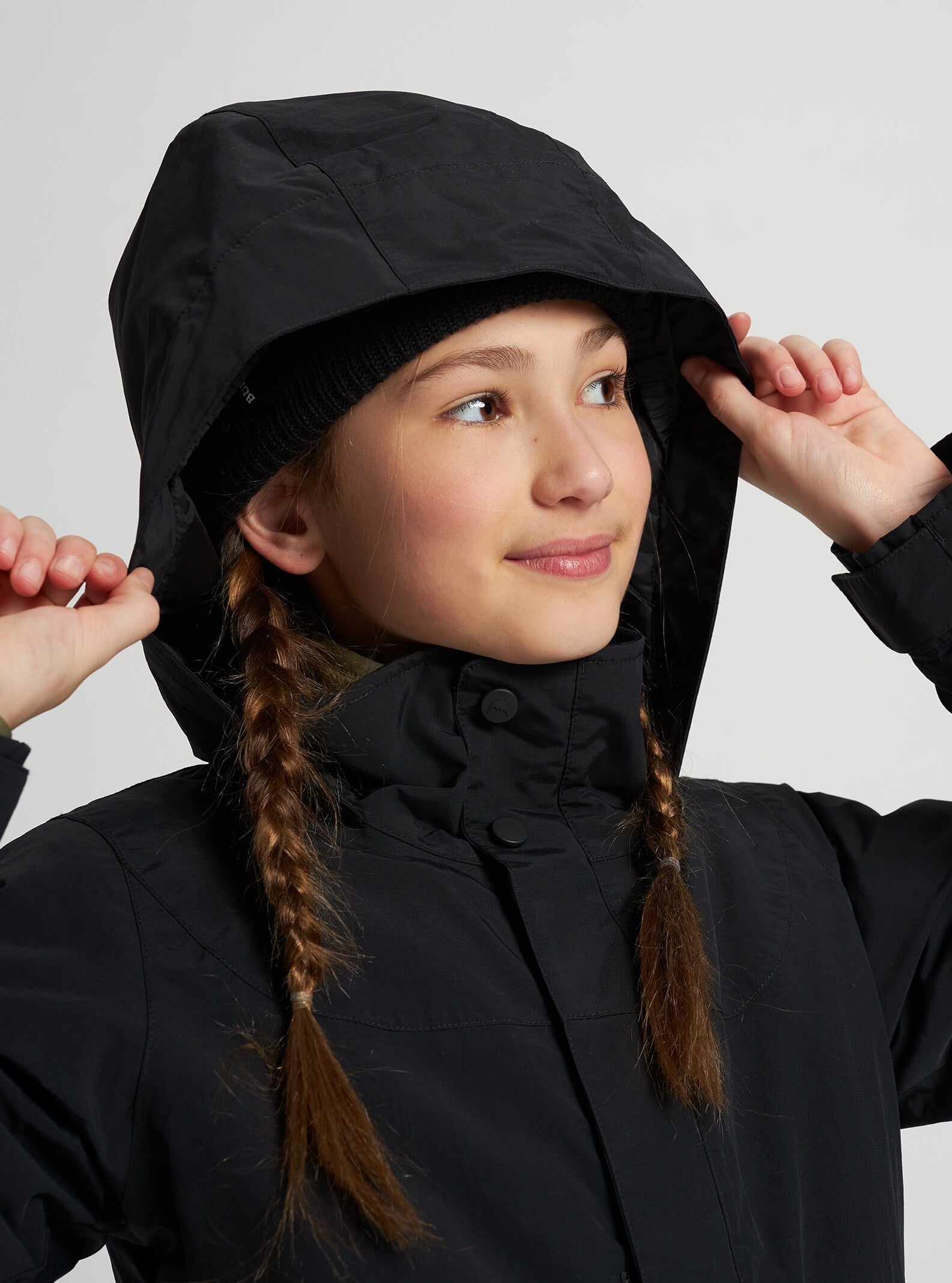 Boys & Girls Black Snow Jacket