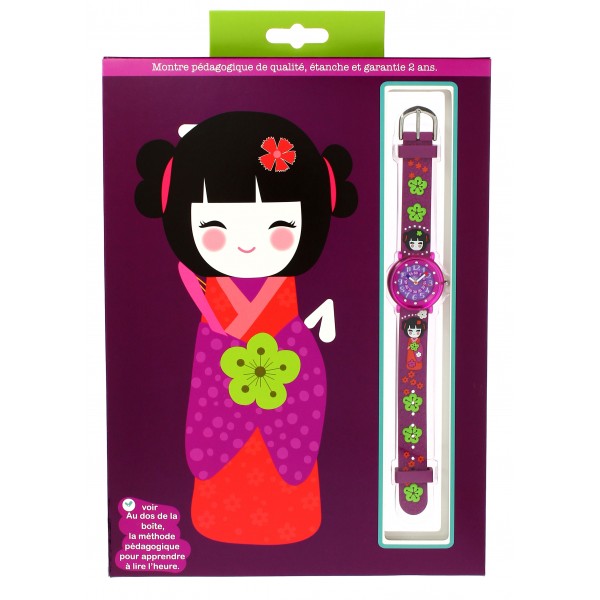 Girls Pink Kyoto White（6-9Y）