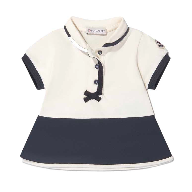 Baby Girls Navy Cotton Dress Set