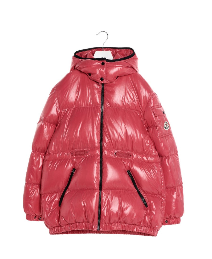 Girls Pink Padded Down Jacket