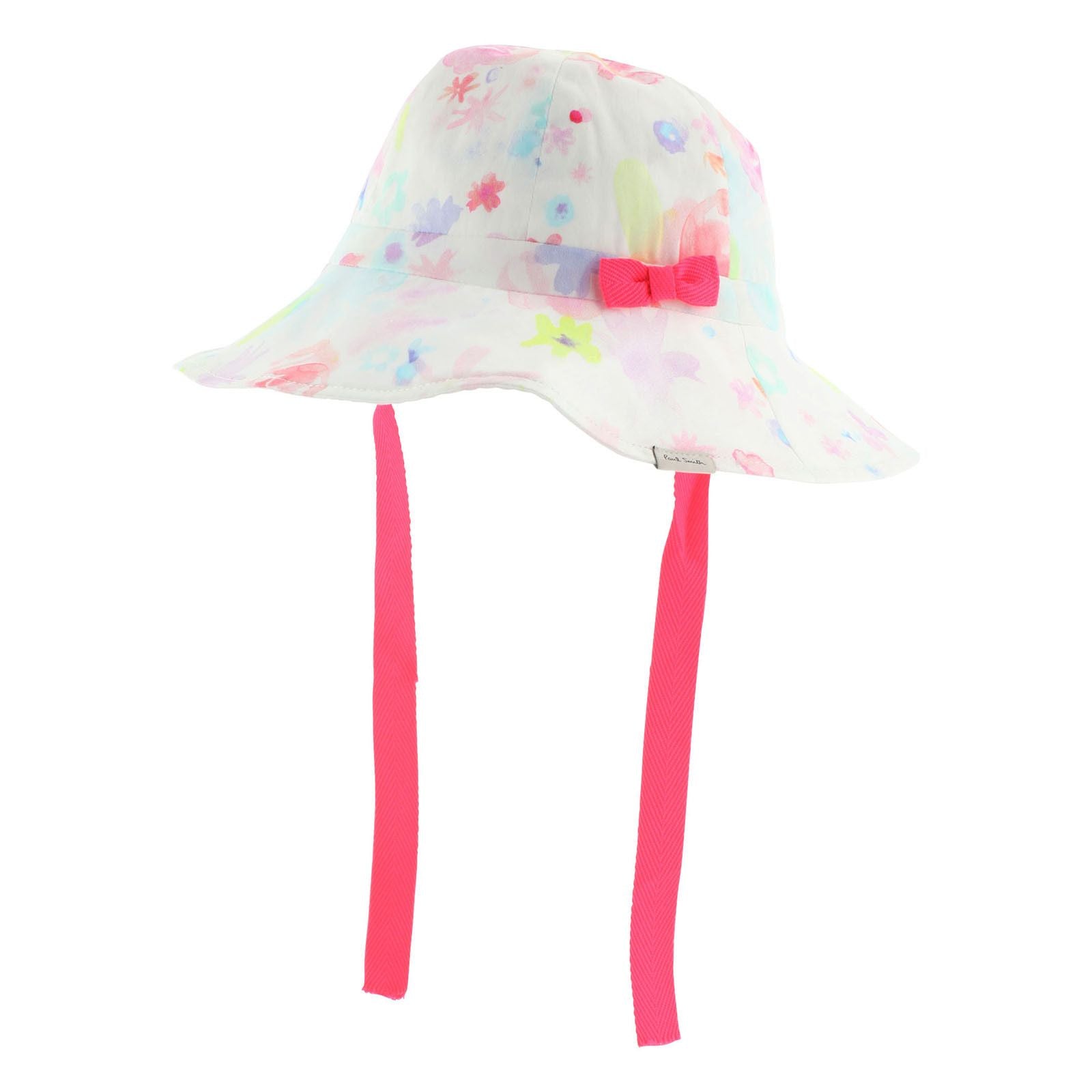 Baby Girls White Sun Hat With Bow Trims - CÉMAROSE | Children's Fashion Store