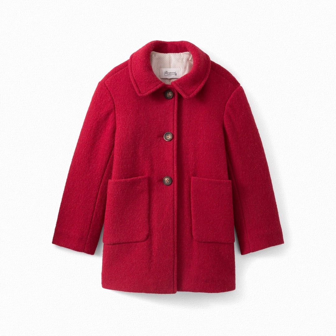 Girls Raspberry Coat