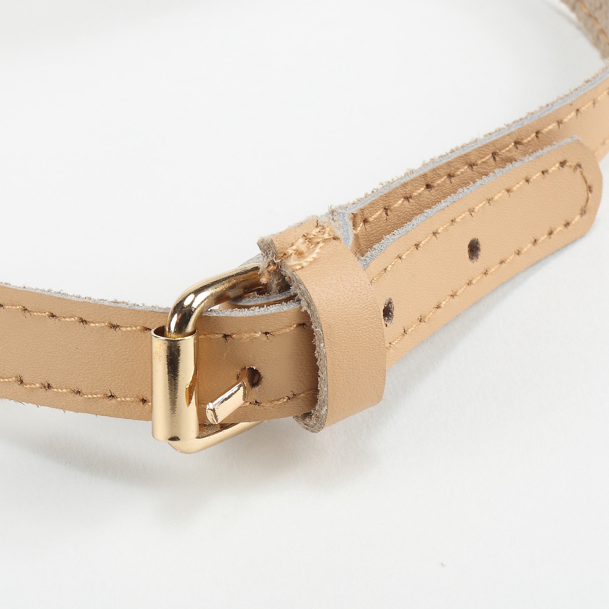 Girls Beige "Love" Paille Bag