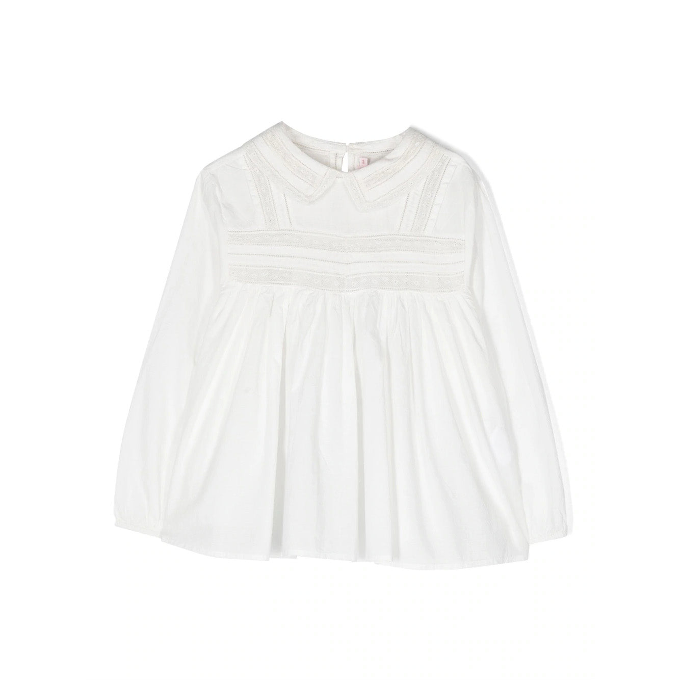 Girls White Cotton Top