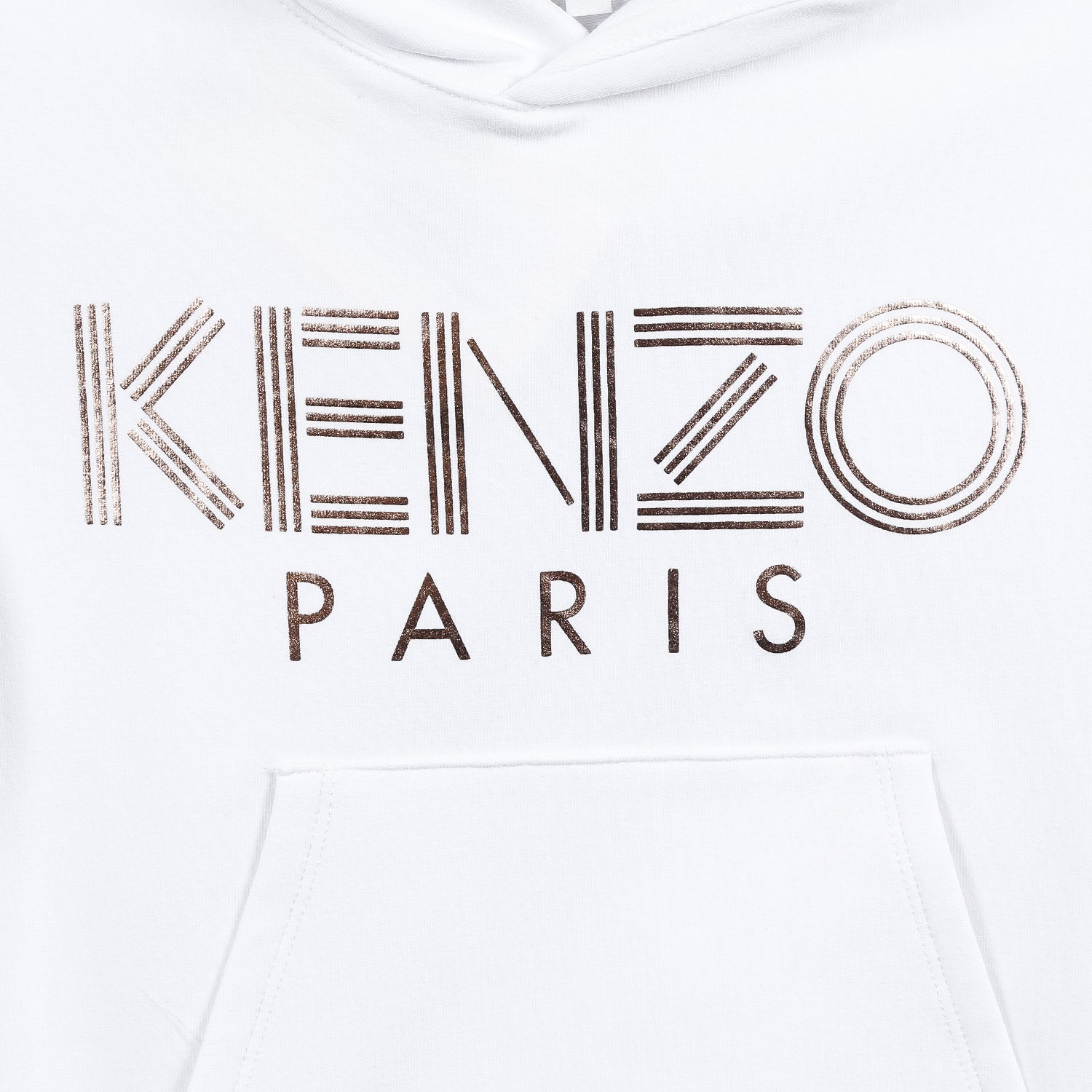 Girls White Logo Cotton Sweater