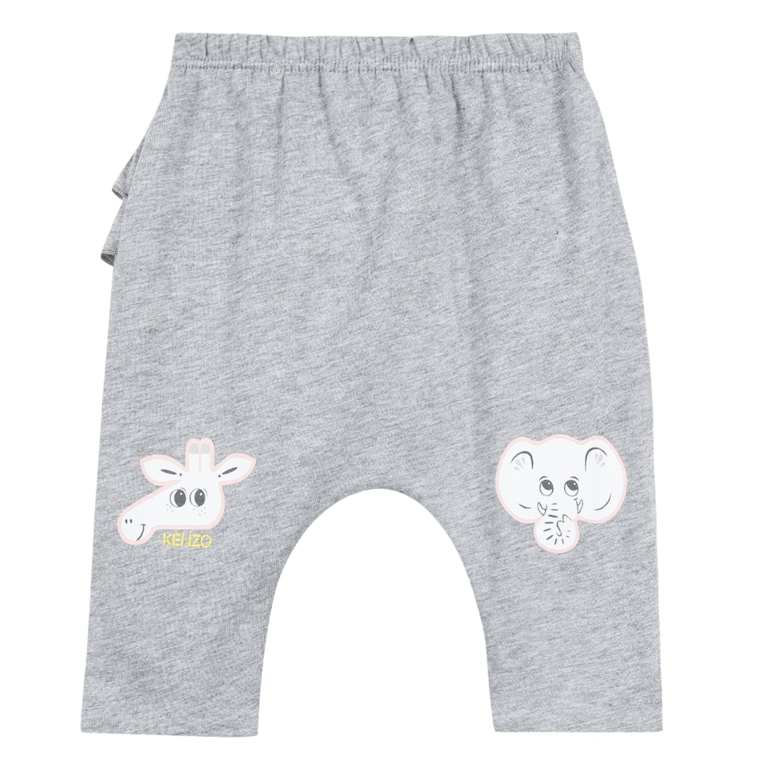 Girls Grey Cotton Trosuers