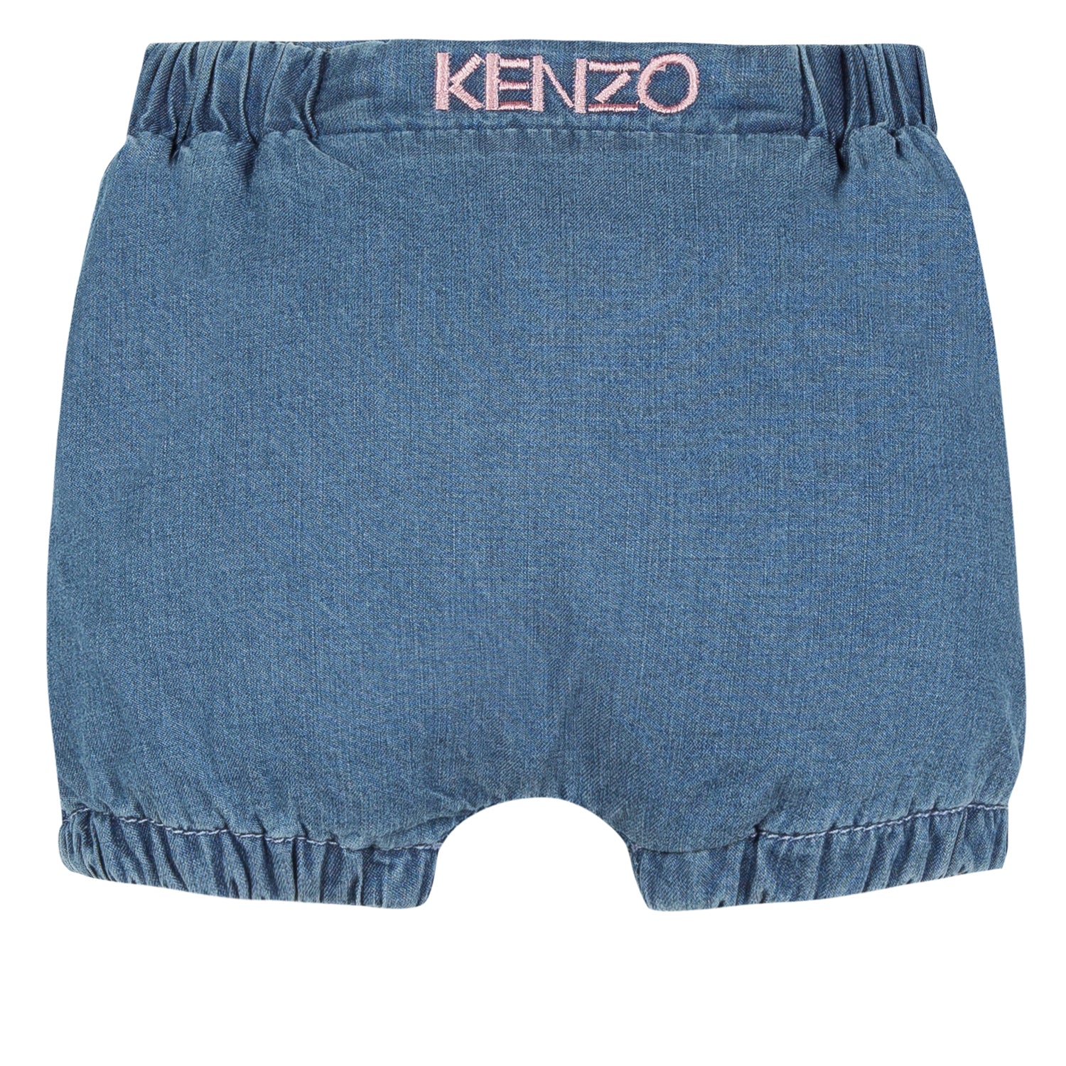 Baby Girls Indigo Embroidered Bloomers
