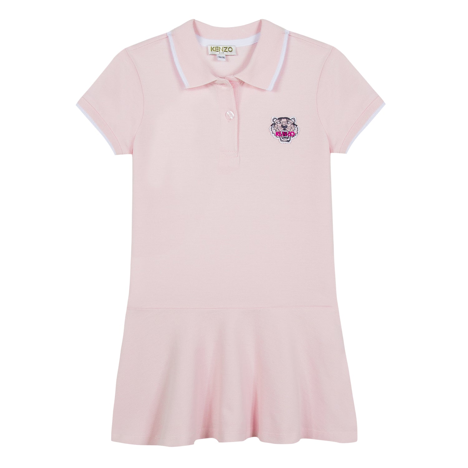Girls Light Pink Cotton Dress