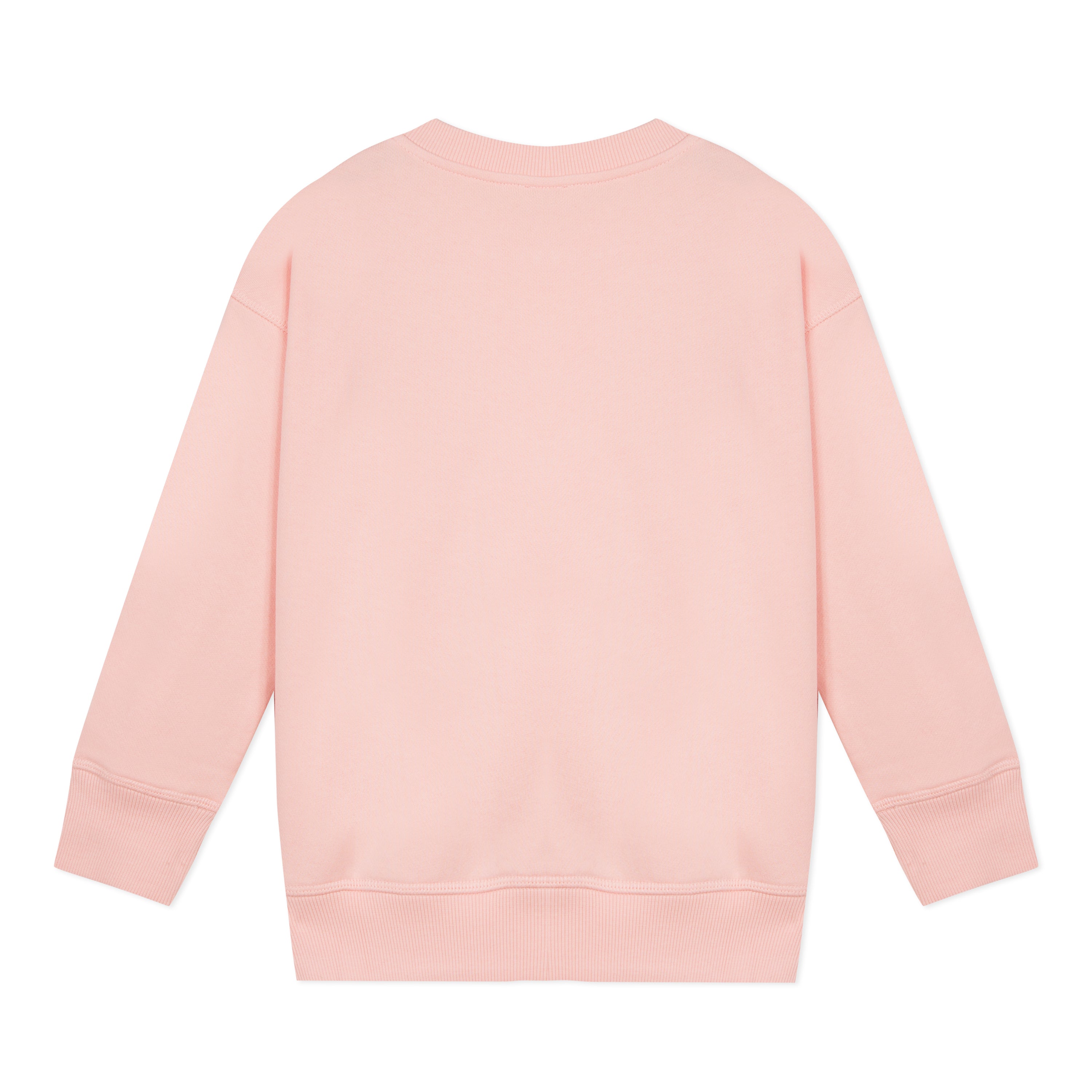 Girls Pink Printing Cotton Sweatshirt