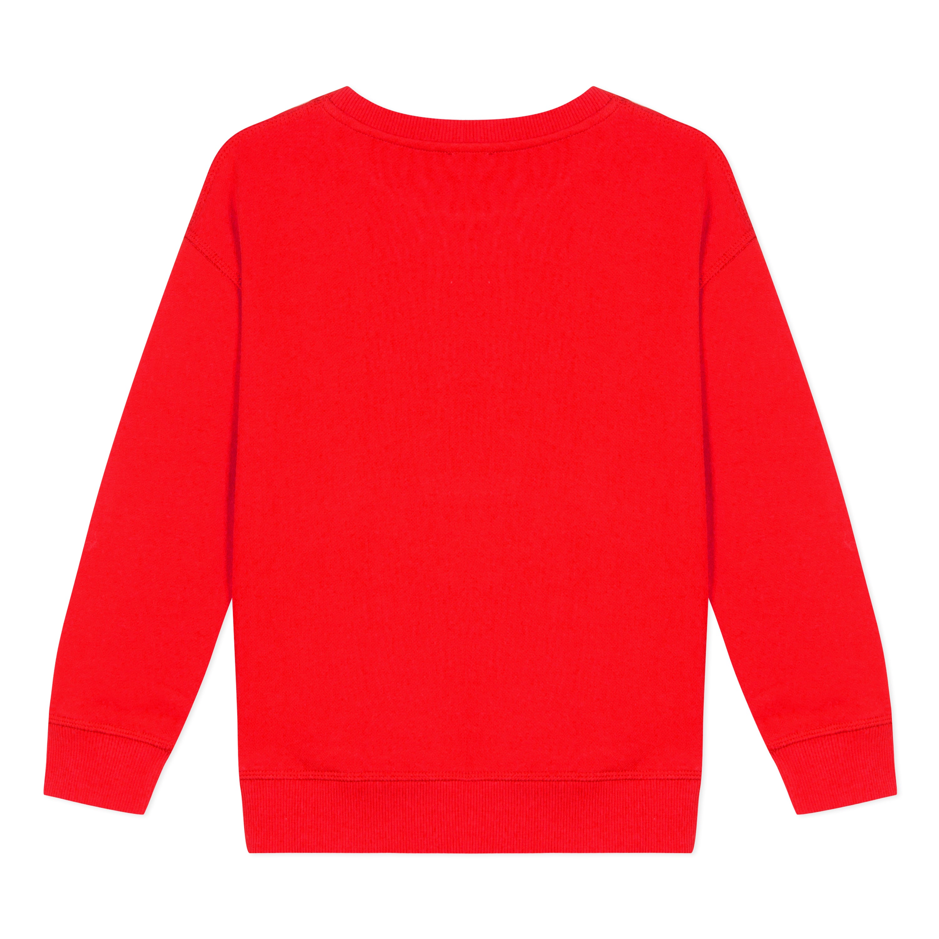 Girls Red Tiger Cotton Sweatshirt