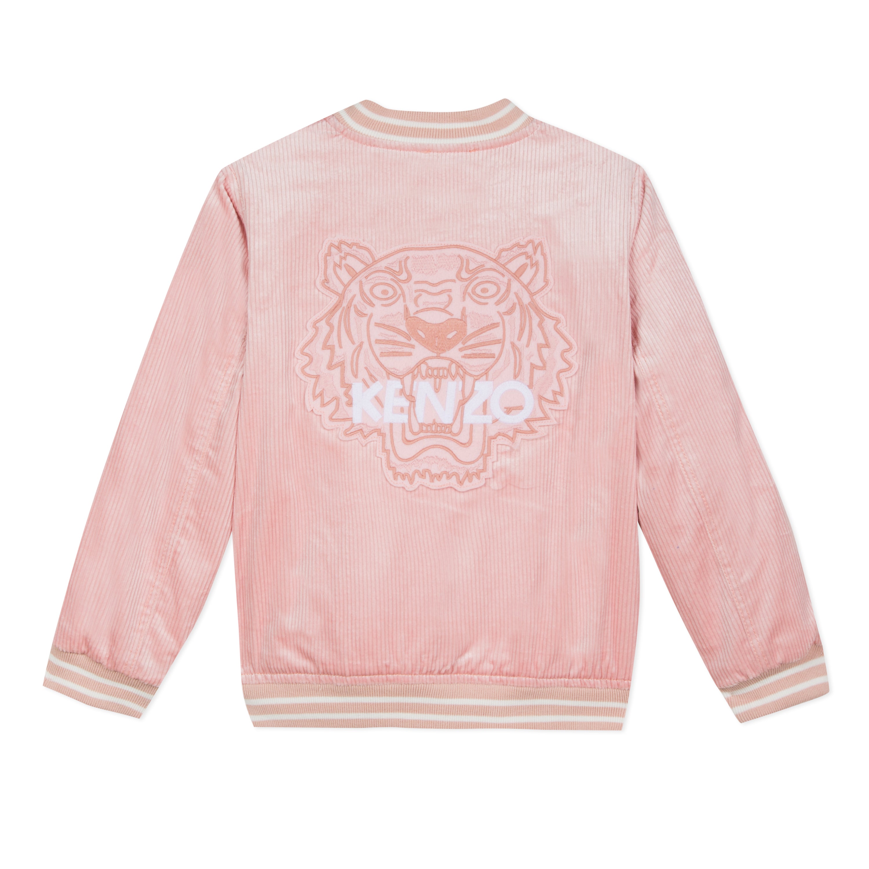 Girls Pink Printing Coat
