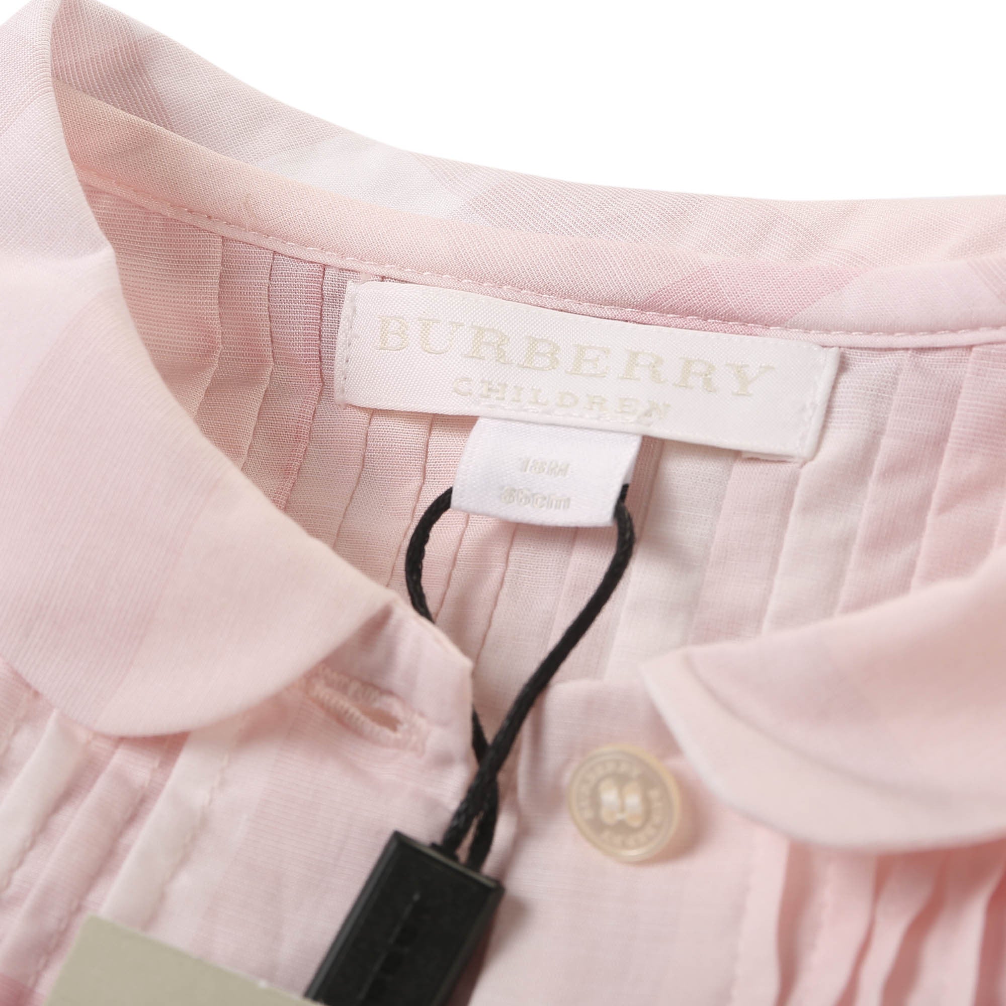 Baby Girls Ice Pink Check Cotton Dress - CÉMAROSE | Children's Fashion Store - 7