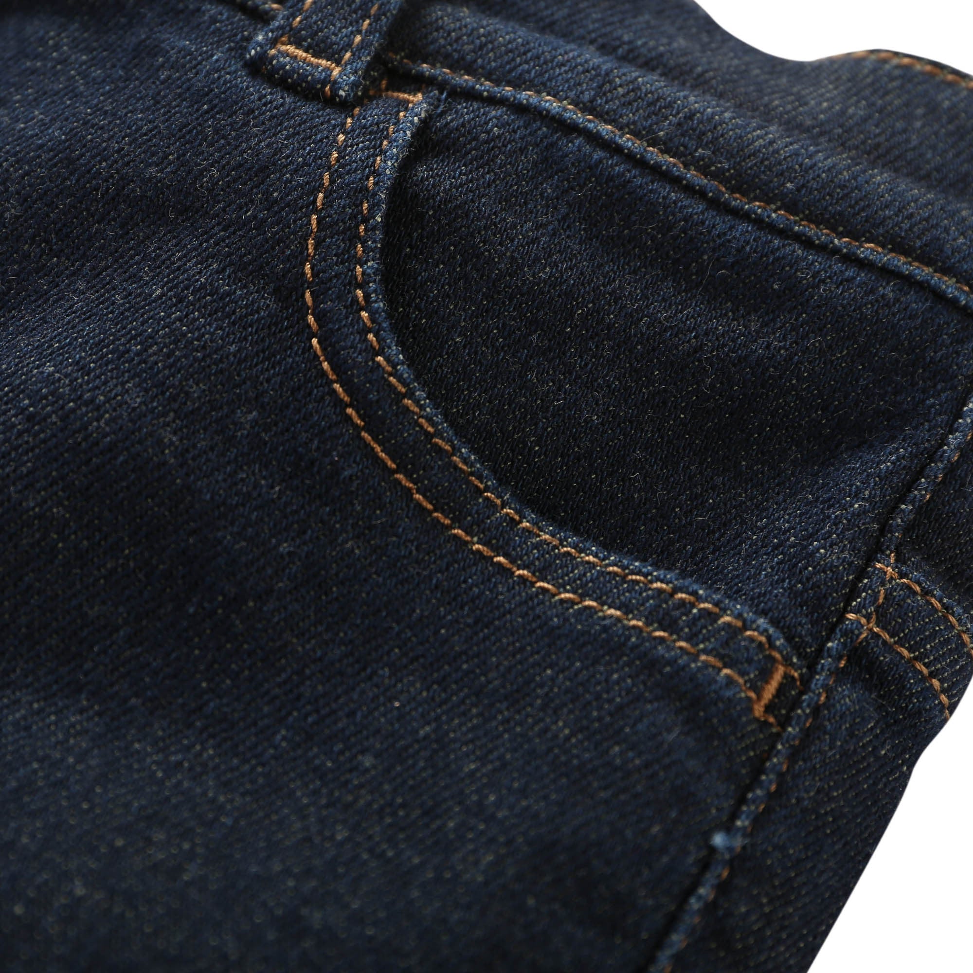 Baby Girls Blue Denim Cotton Jean - CÉMAROSE | Children's Fashion Store - 5
