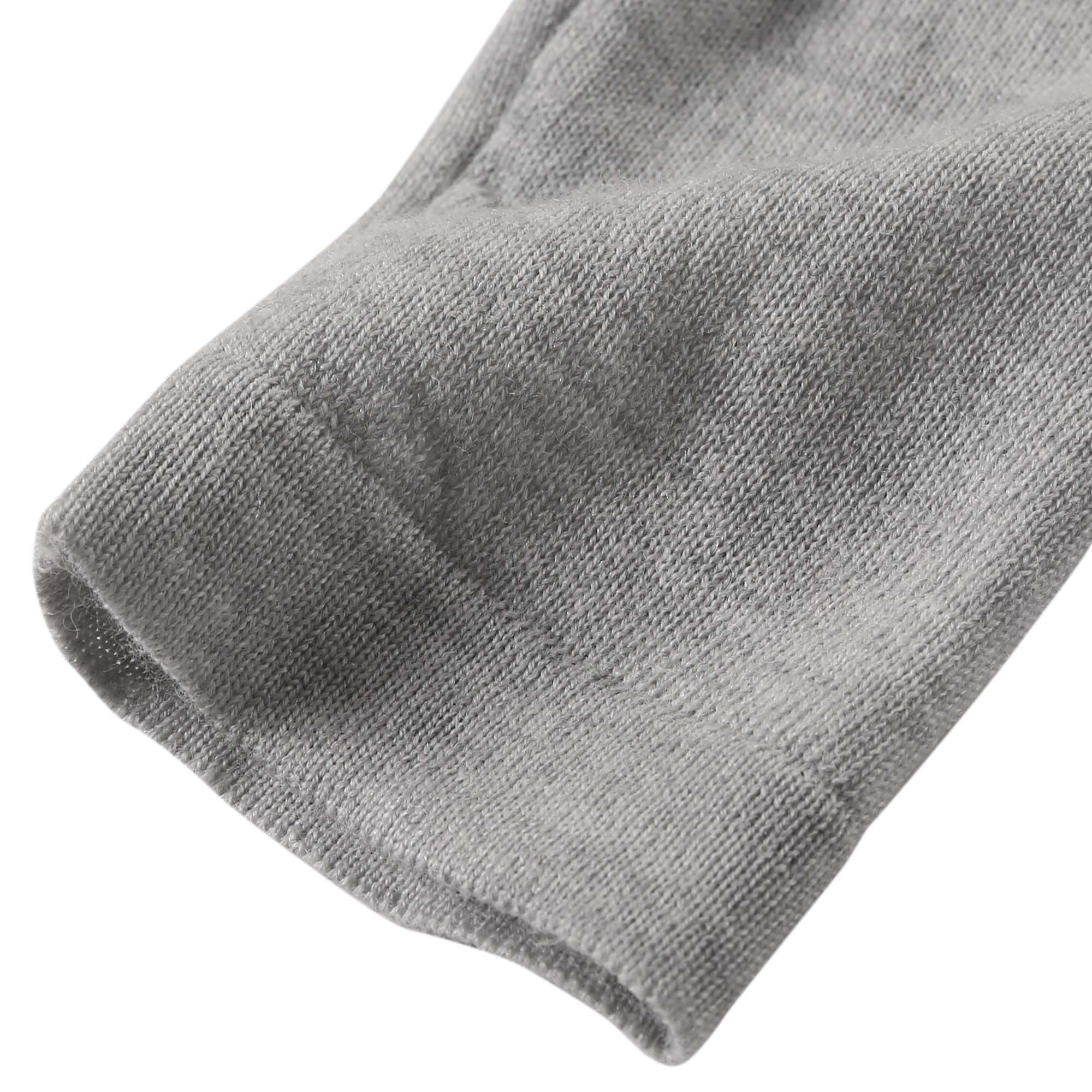 Girls Light Grey Bow Trims Knitted Cardigan - CÉMAROSE | Children's Fashion Store - 6