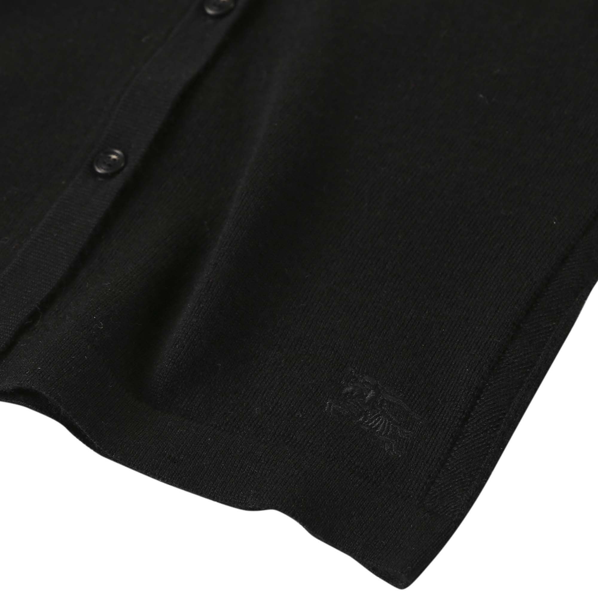 Girls Black Bow Trims Knitted Cardigan - CÉMAROSE | Children's Fashion Store - 5