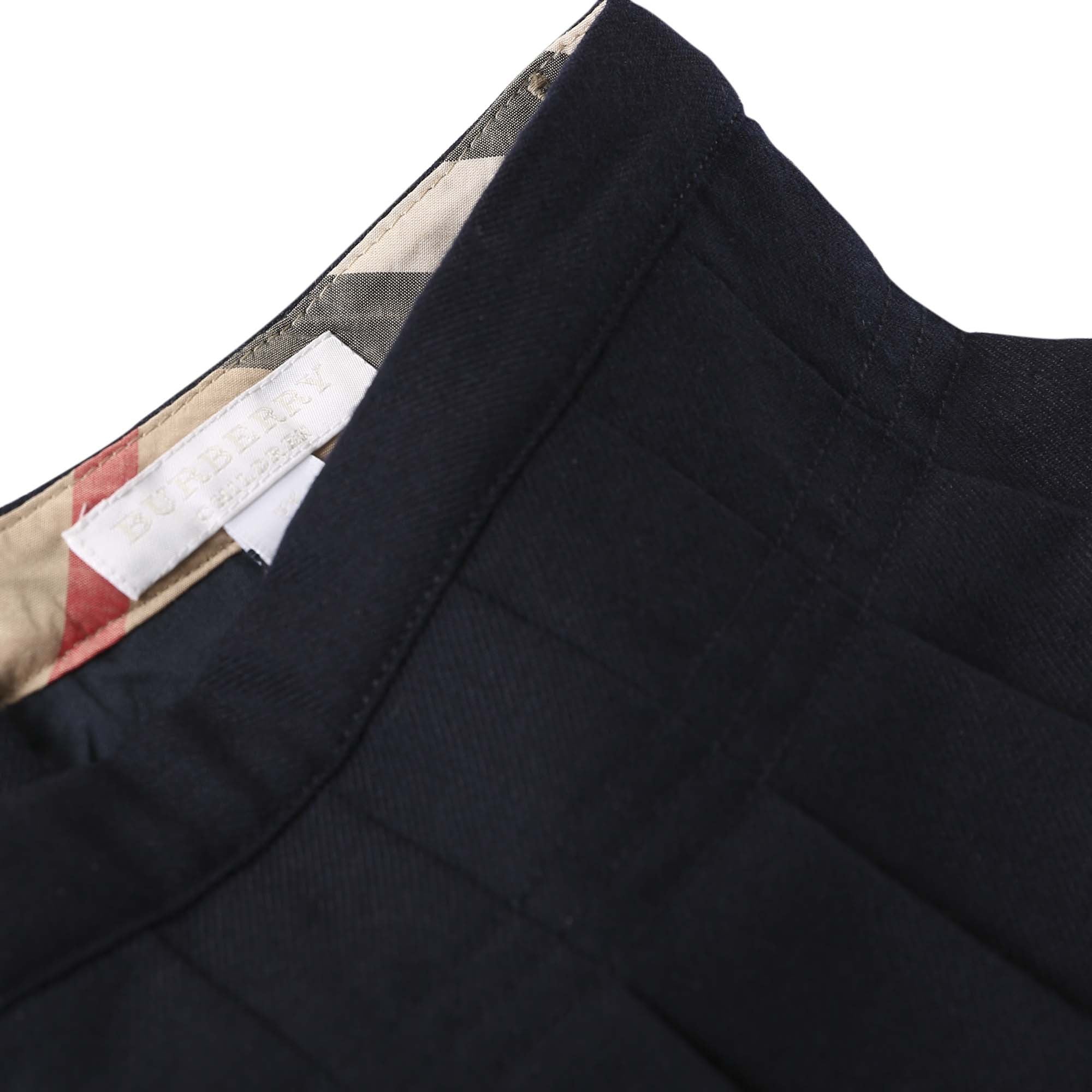 Girls Navy Blue Frilled Wool Skirt - CÉMAROSE | Children's Fashion Store - 5