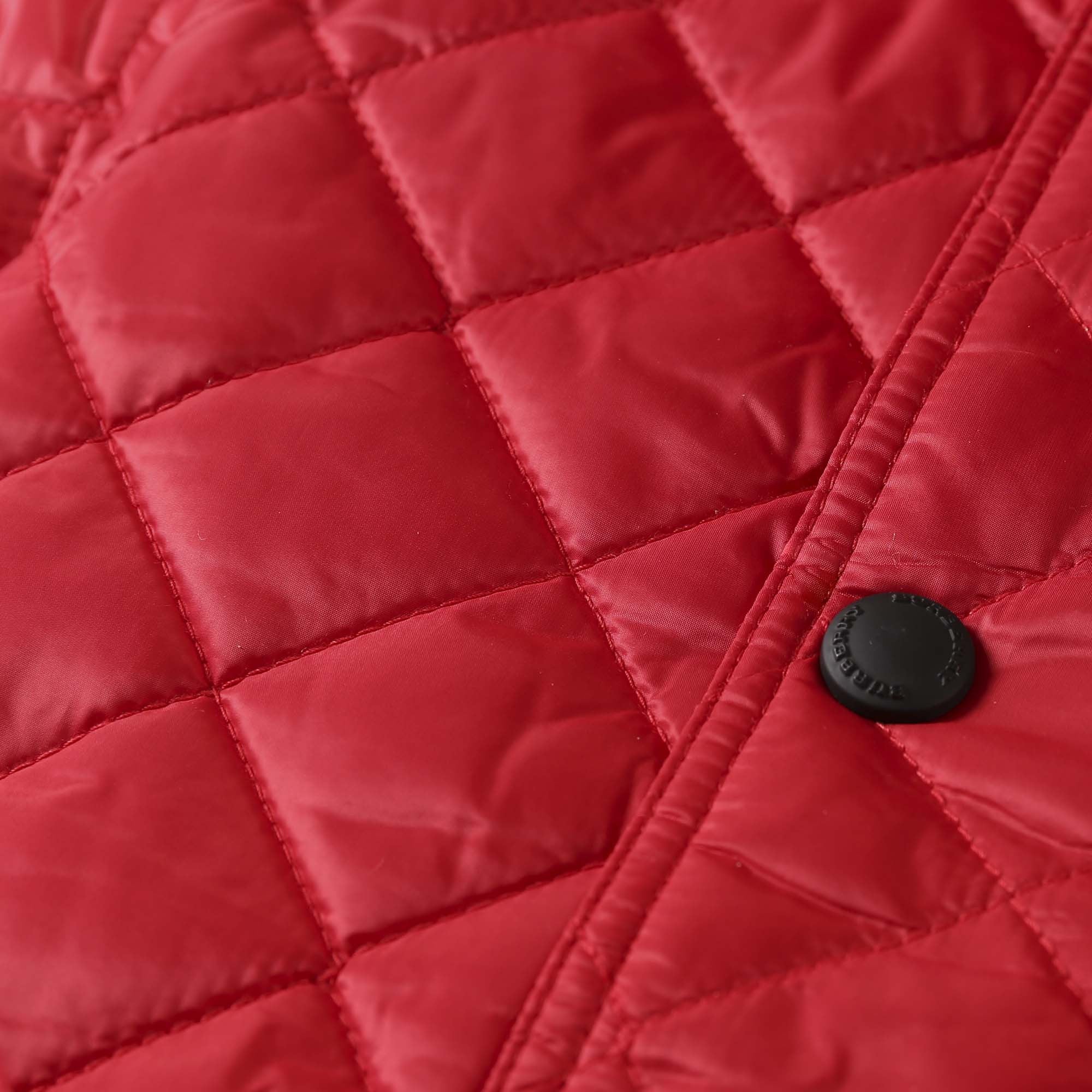 Baby Red Quilted Jacket