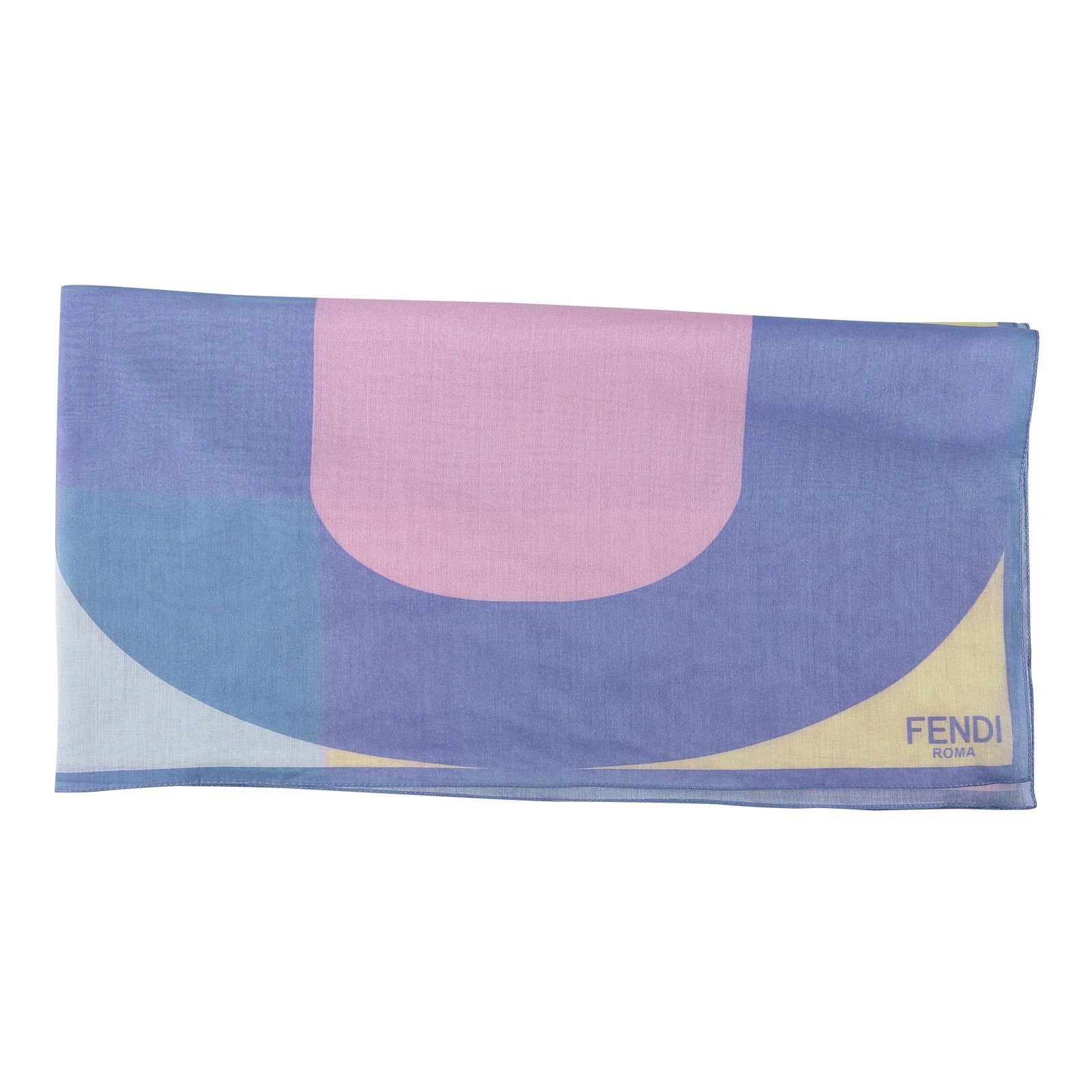 Girls Multicolor Printed Cotton Scarf - CÉMAROSE | Children's Fashion Store - 1
