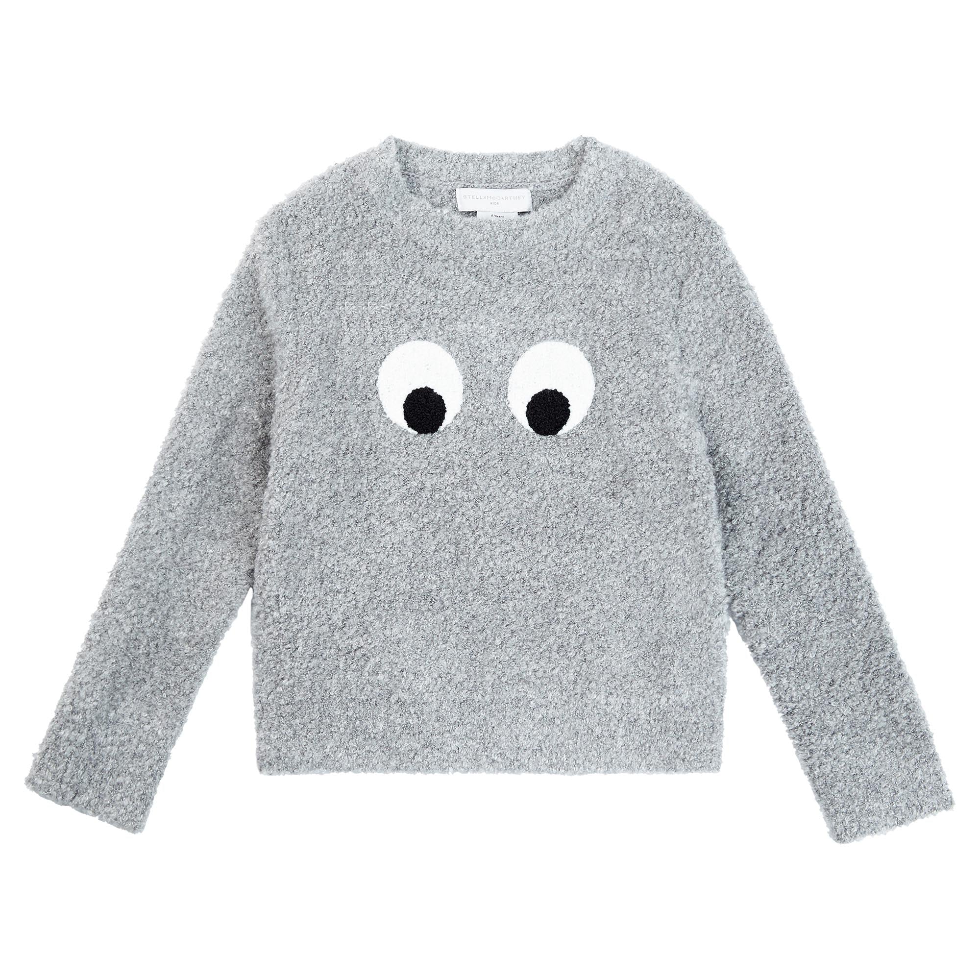 Girls Grey Eye Top