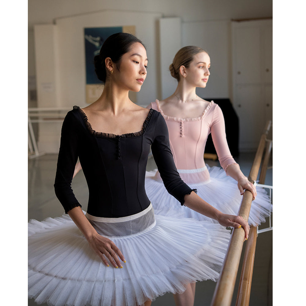 Girls Black Ballet Onesies