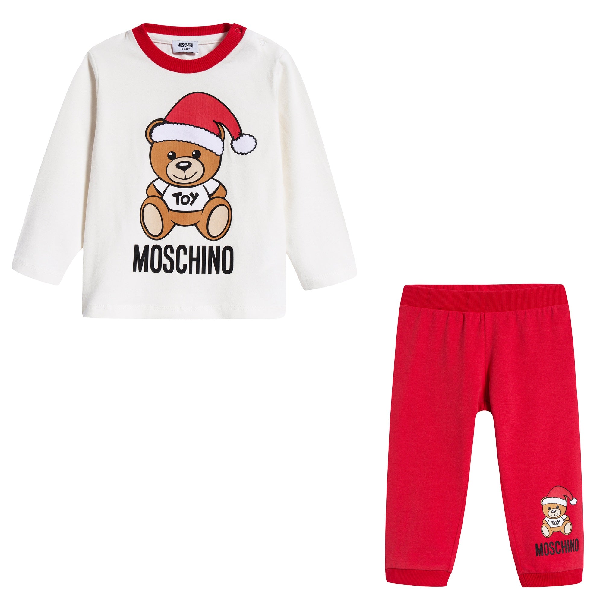 Baby Girls Cloud & Poppy Red Cotton Sets