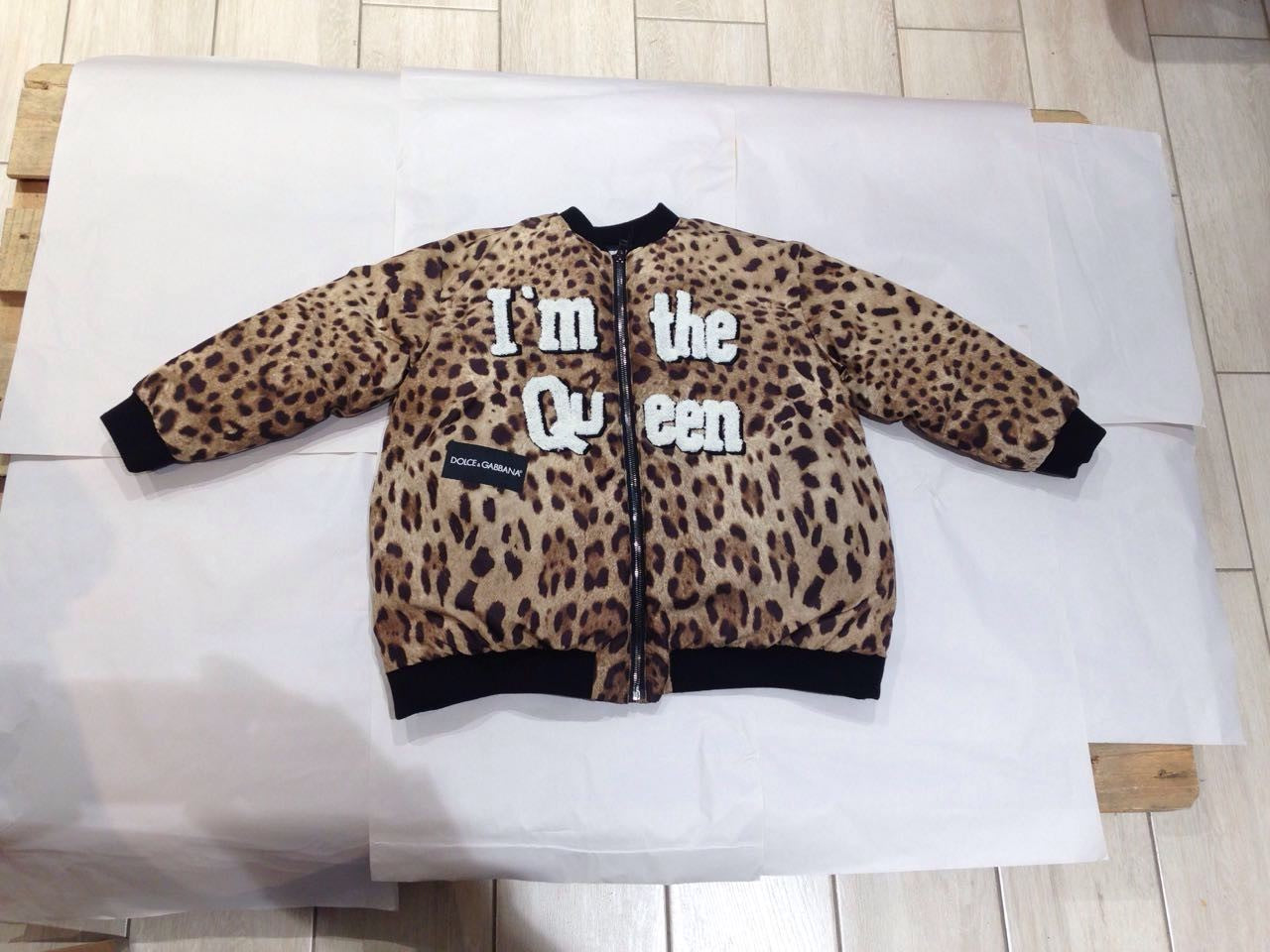 Baby Girls Down Padded Bomber Jacket