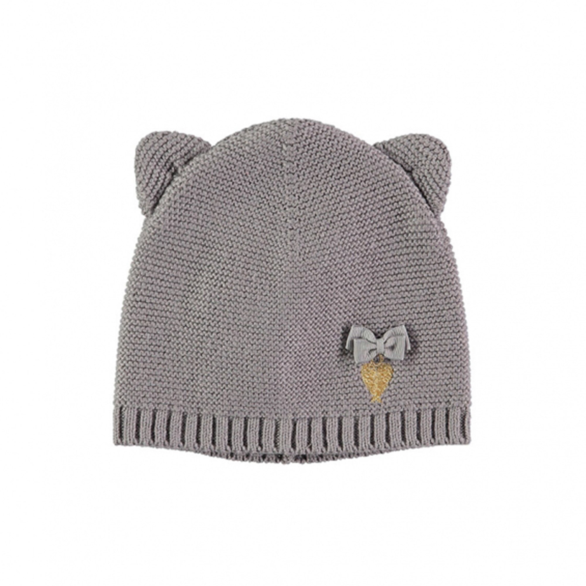 Baby Ash Grey Cotton Hat