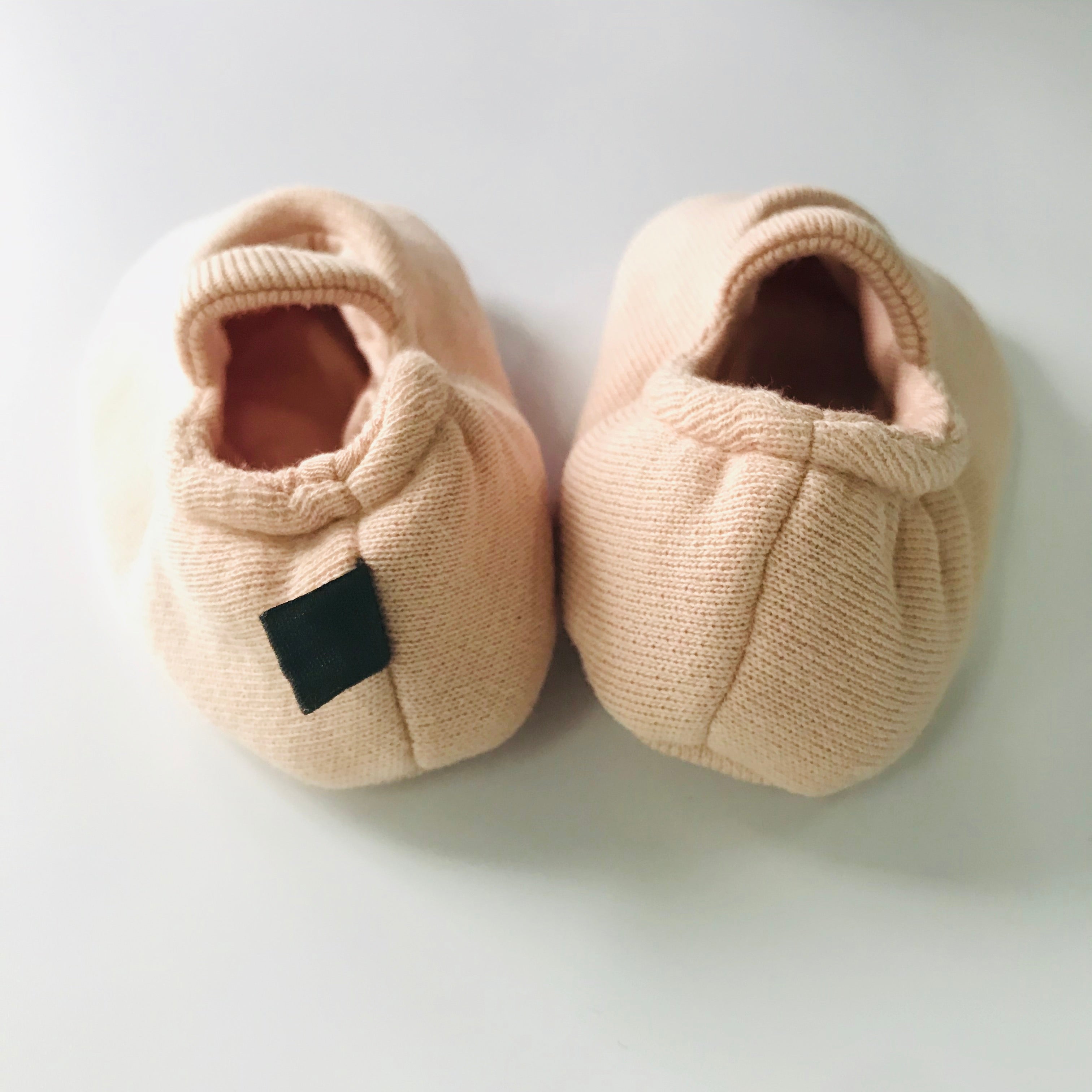 Baby Girls Light Pink Cotton Booties