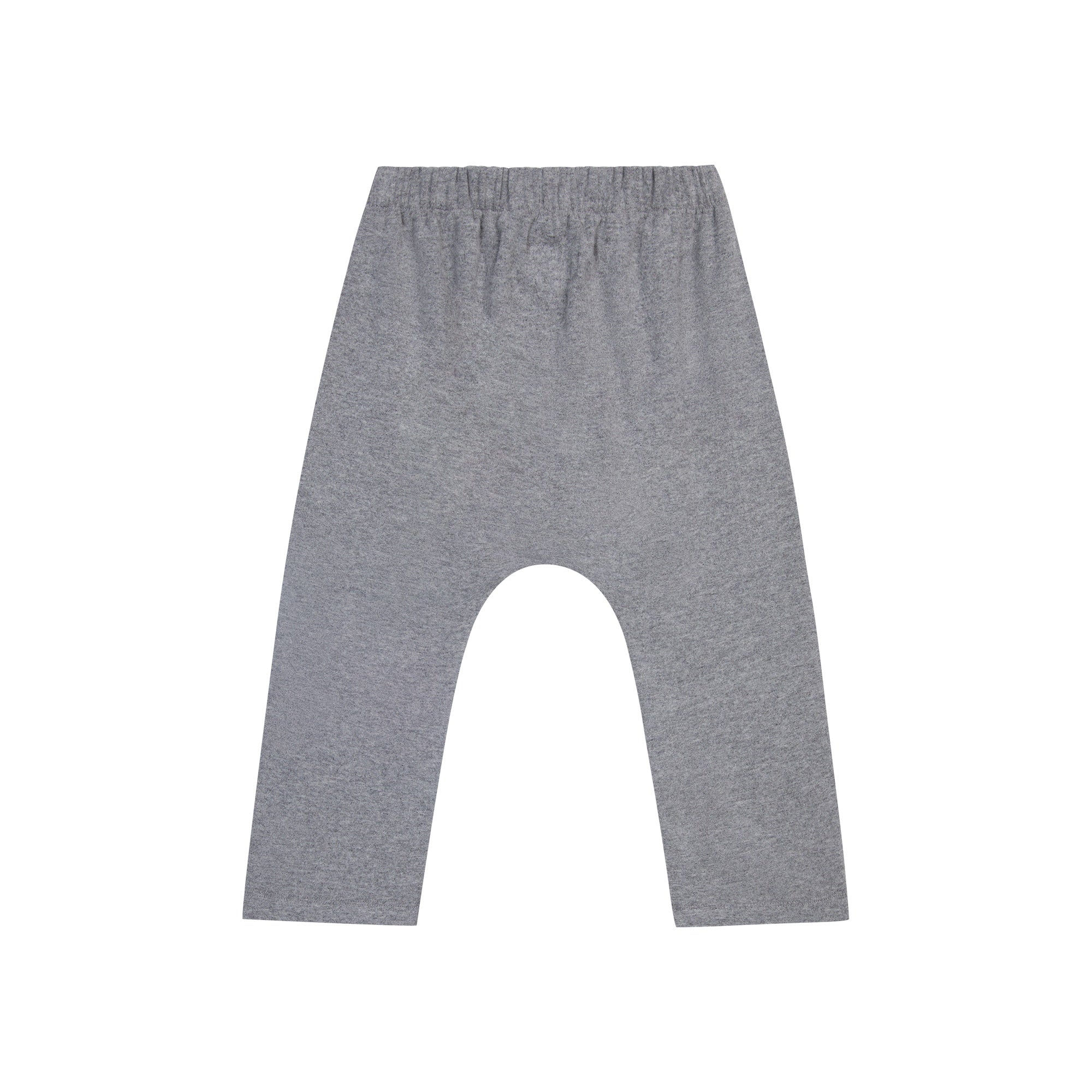 Baby Boys & Girls Grey Cotton Trousers